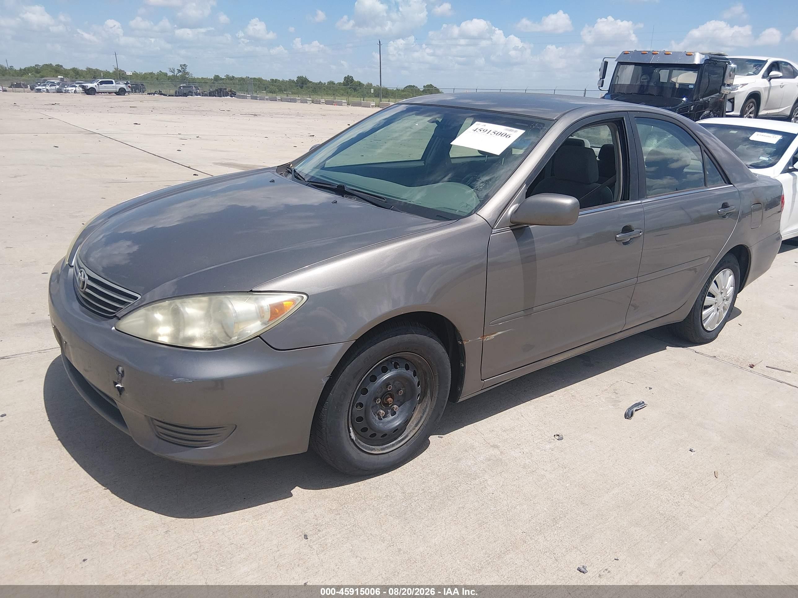 2006 Toyota Camry Le Gray vin: 4T1BE32K86U668281