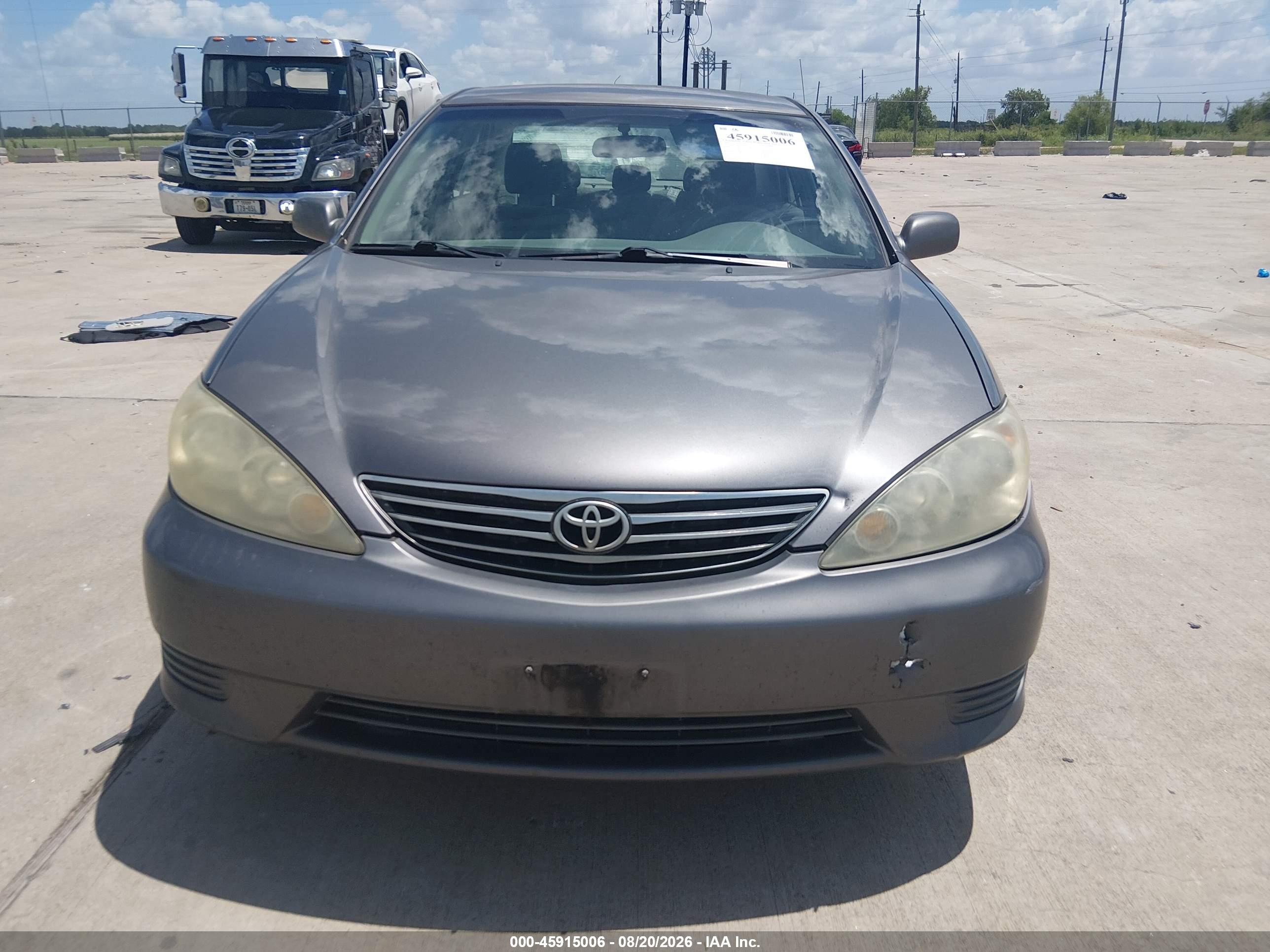 2006 Toyota Camry Le Gray vin: 4T1BE32K86U668281