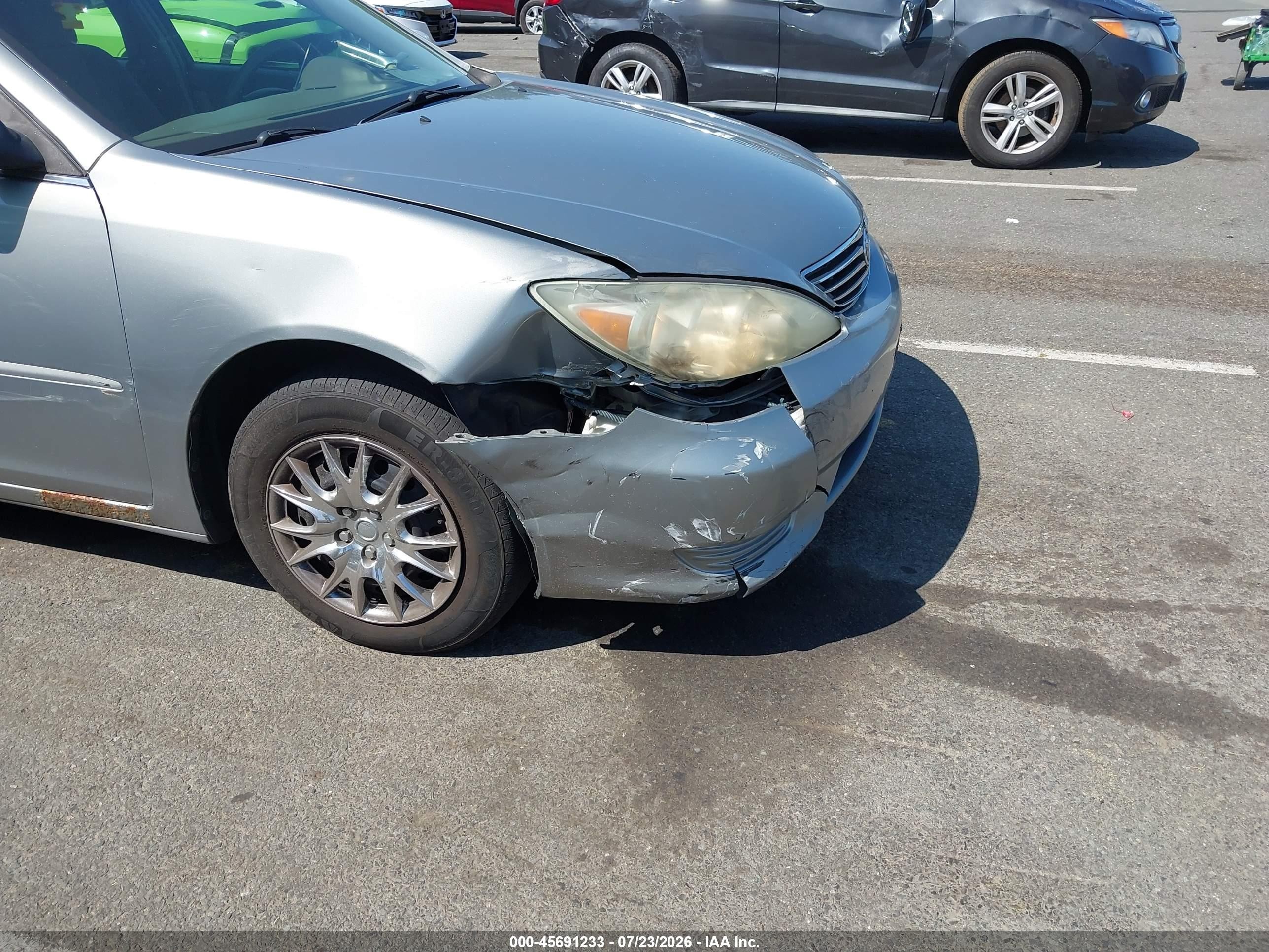 2006 Toyota Camry Le Gray vin: 4T1BE32K86U675876
