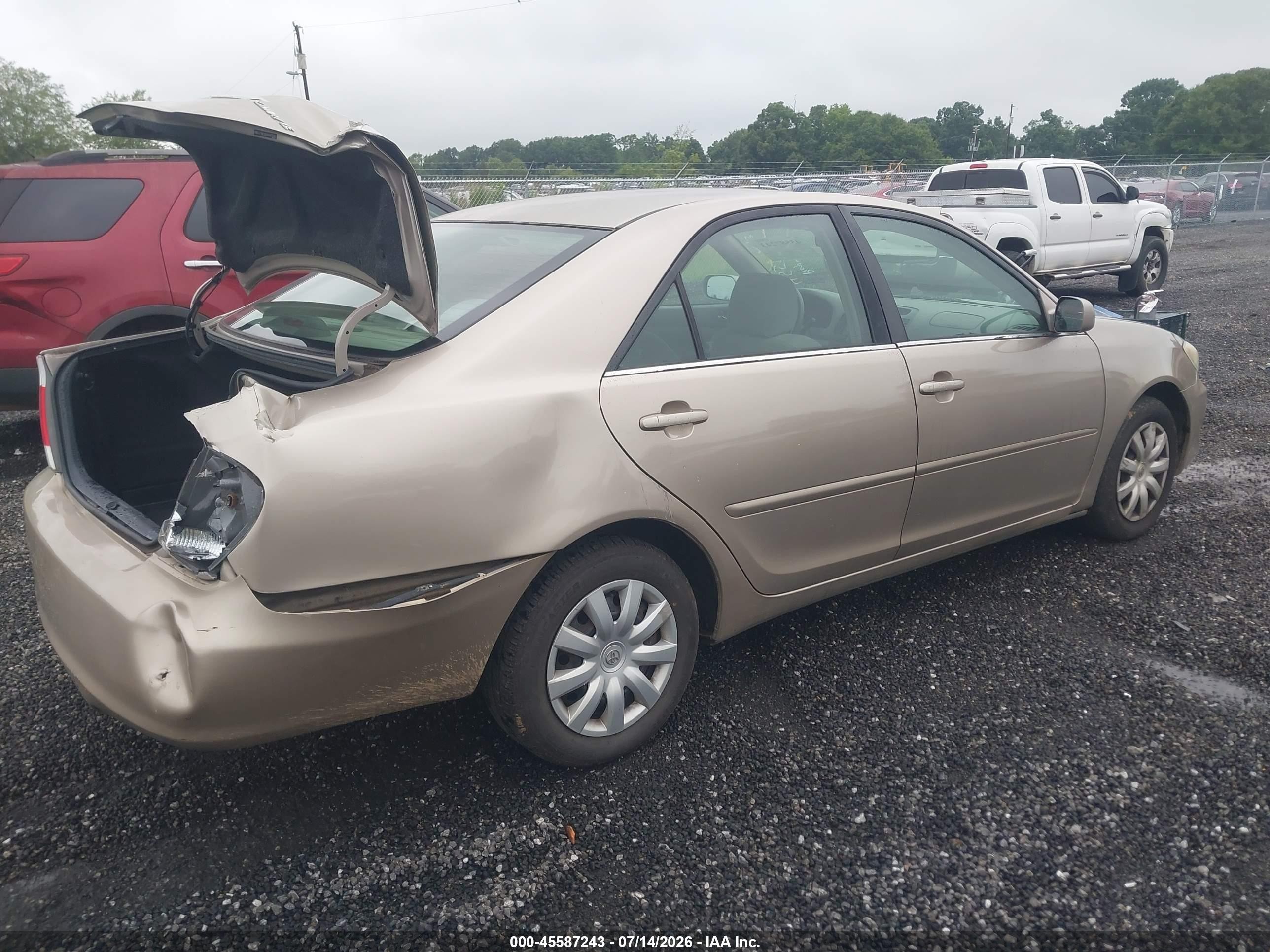 2006 Toyota Camry Le Золотой vin: 4T1BE32K86U675960