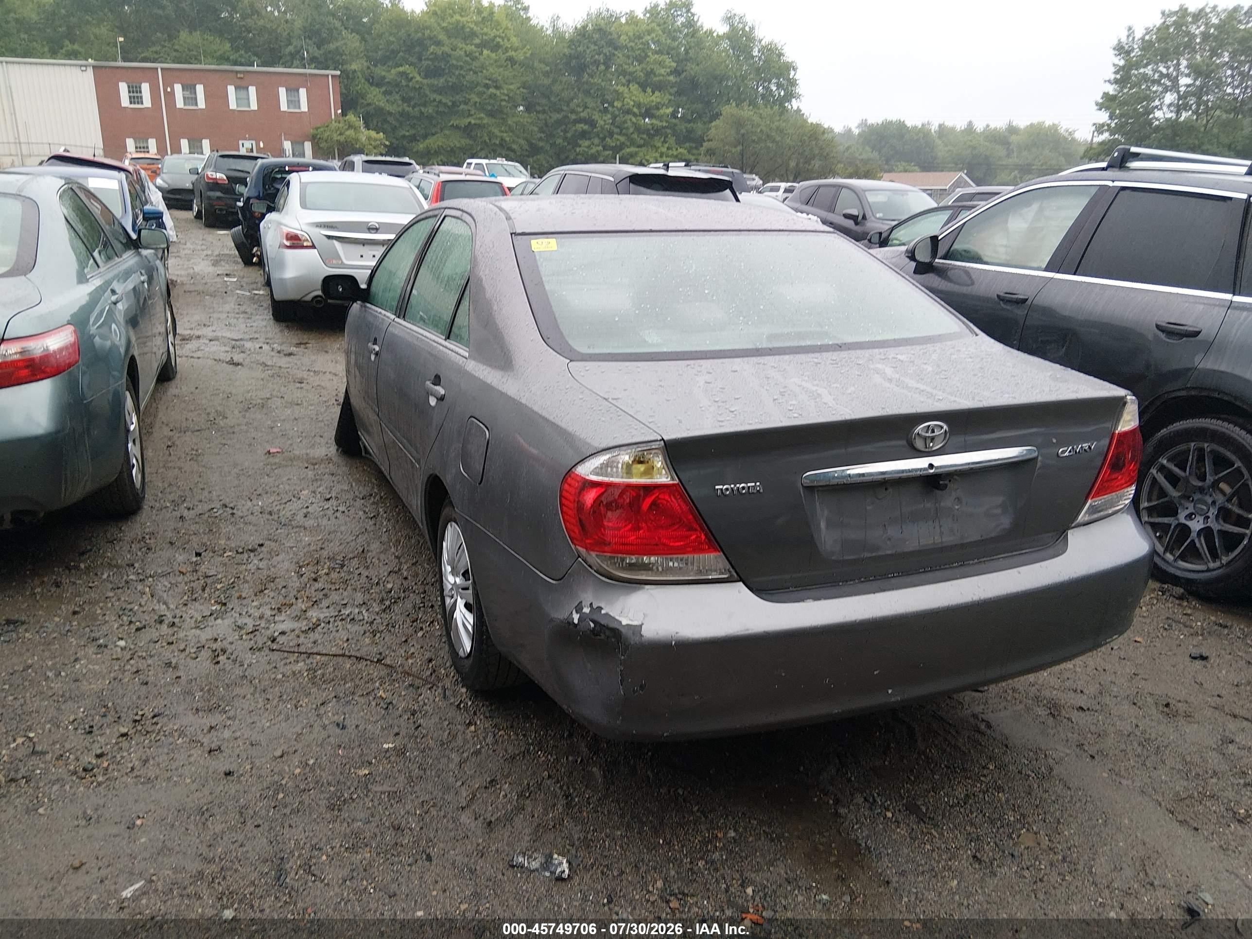 2006 Toyota Camry Std Серый vin: 4T1BE32K86U678583