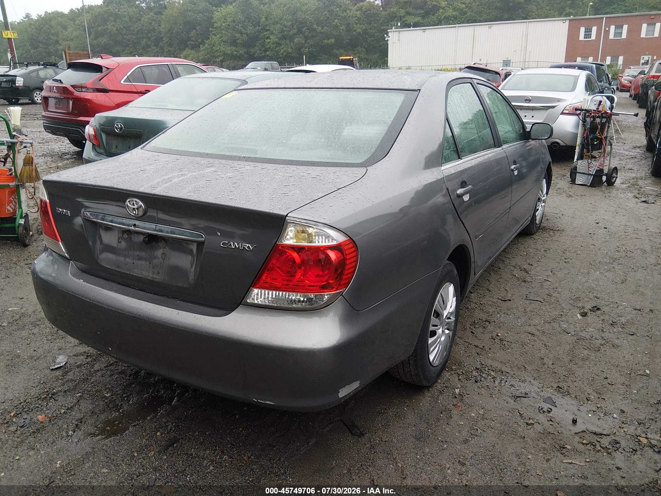 2006 Toyota Camry Std Серый vin: 4T1BE32K86U678583