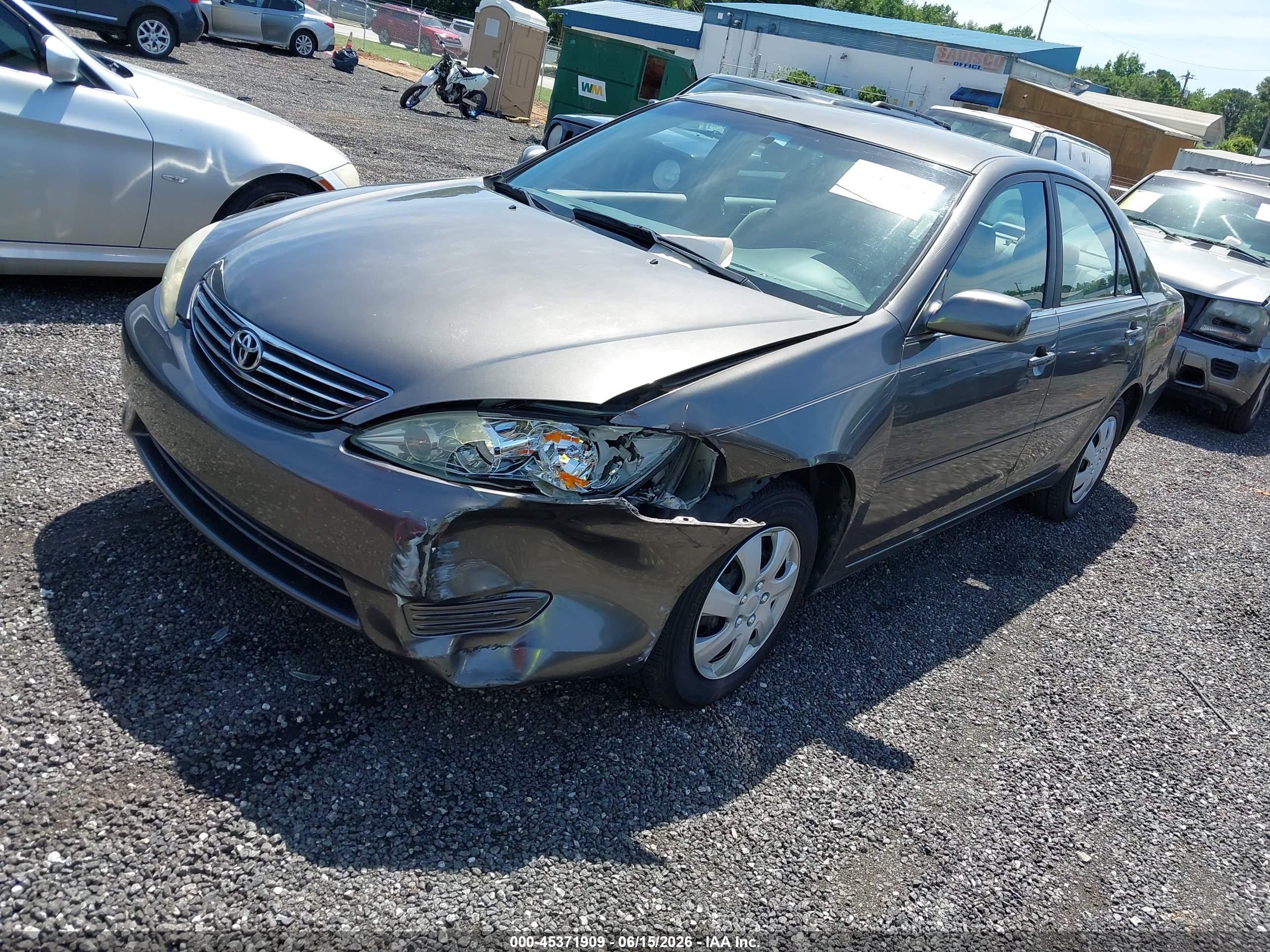 2006 Toyota Camry Le Gray vin: 4T1BE32K86U698090