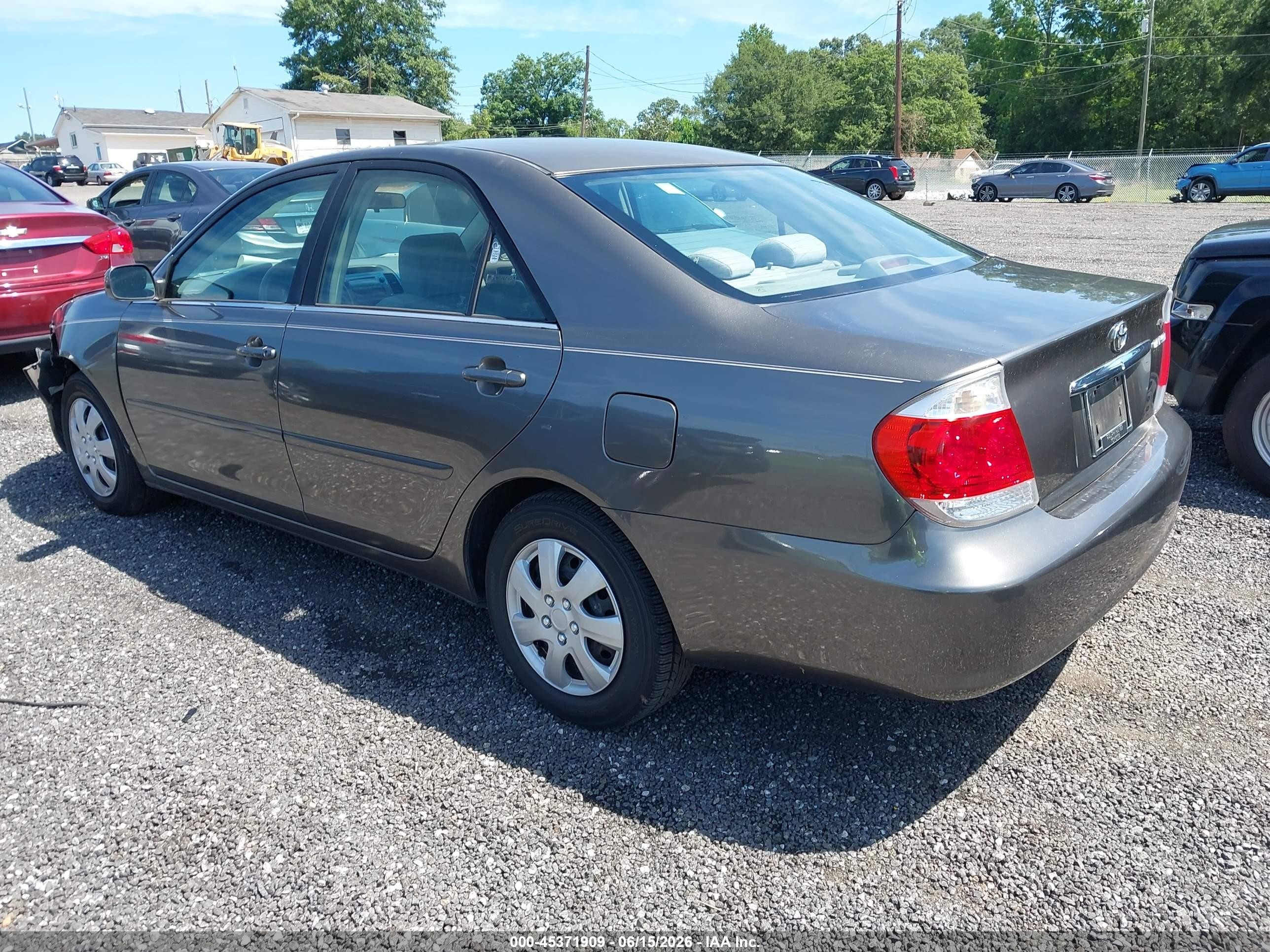 2006 Toyota Camry Le Gray vin: 4T1BE32K86U698090