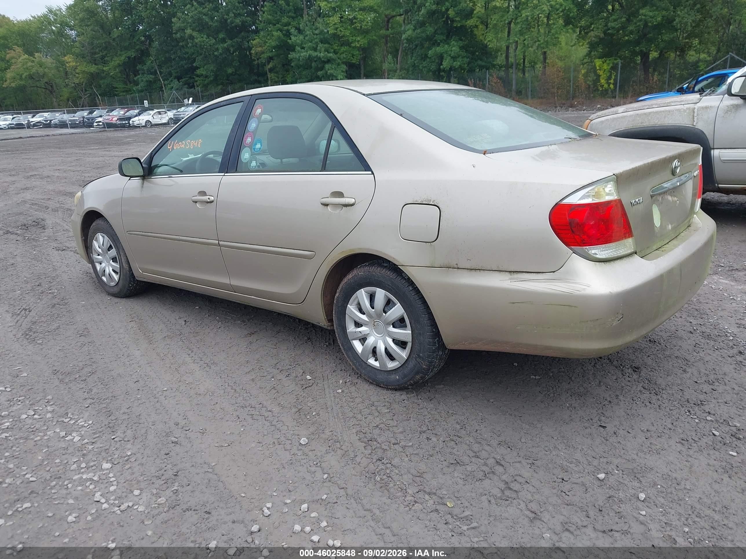 2006 Toyota Camry Std Gold vin: 4T1BE32K86U698445