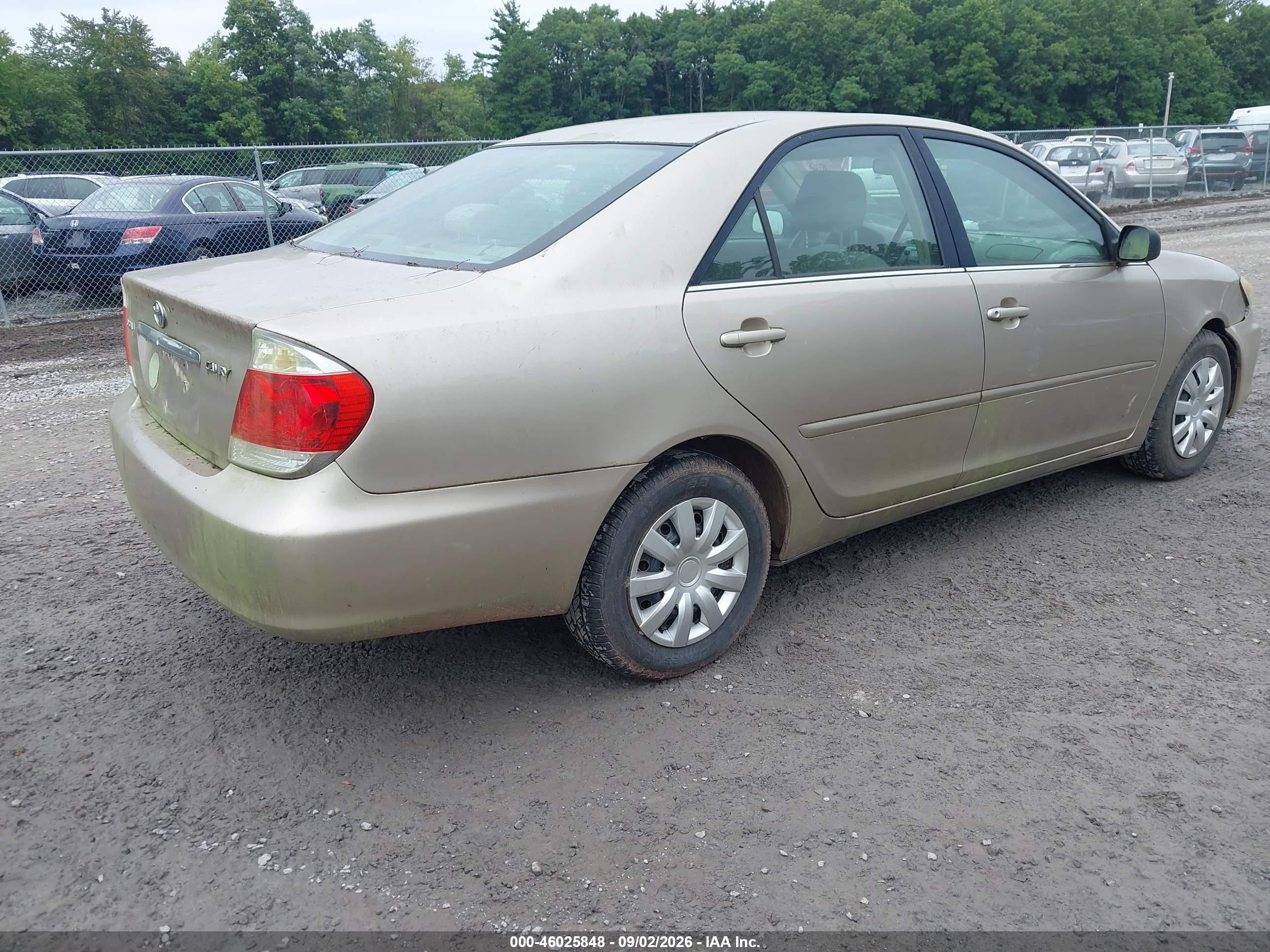 2006 Toyota Camry Std Gold vin: 4T1BE32K86U698445