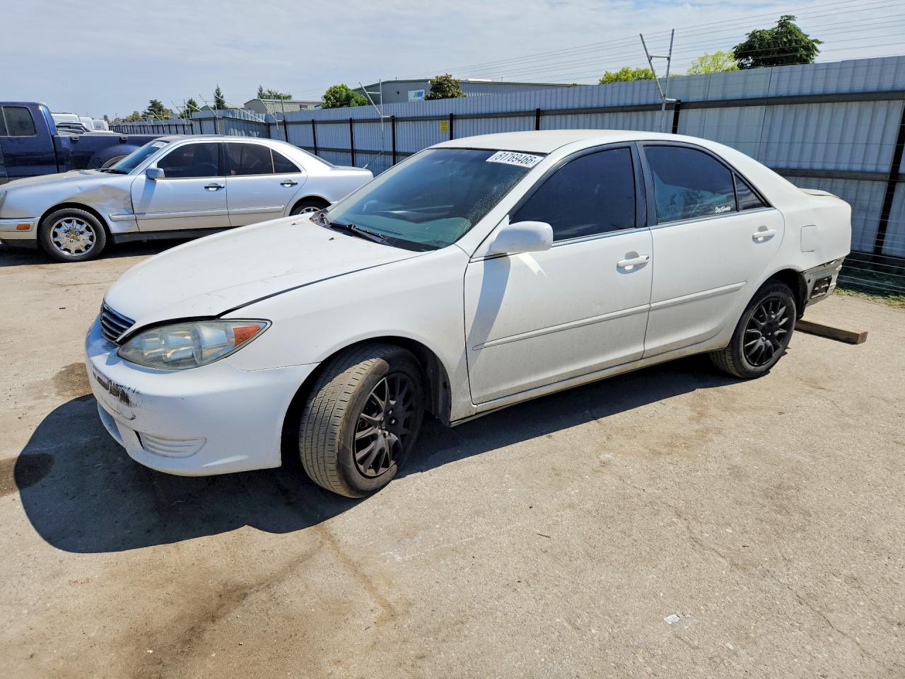 2006 Toyota Camry Le White vin: 4T1BE32K86U703465