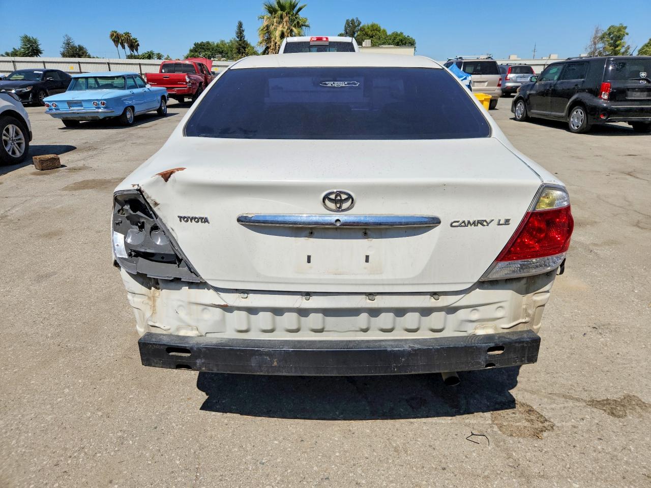 2006 Toyota Camry Le White vin: 4T1BE32K86U703465