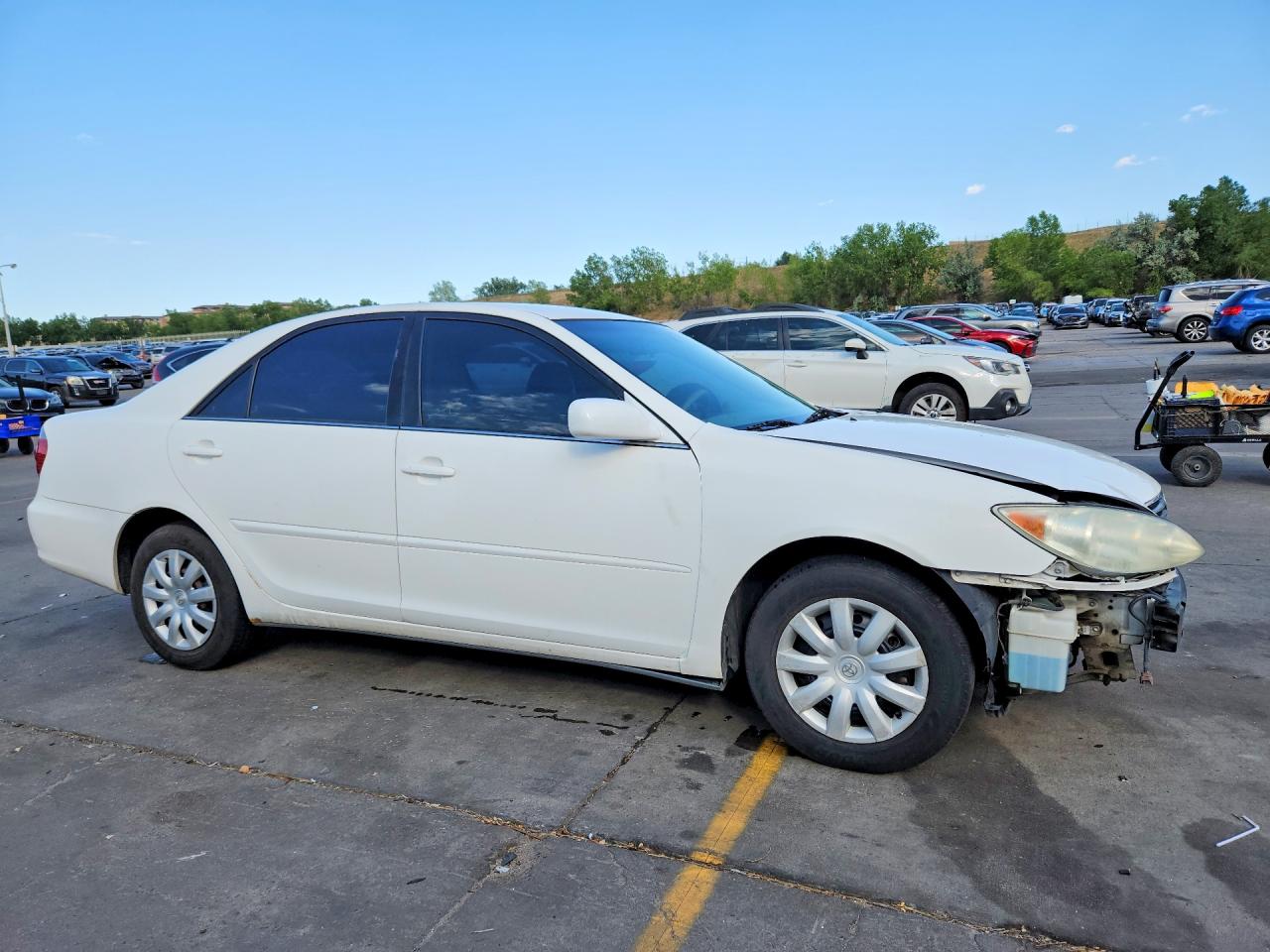 2006 Toyota Camry Le White vin: 4T1BE32K86U733999