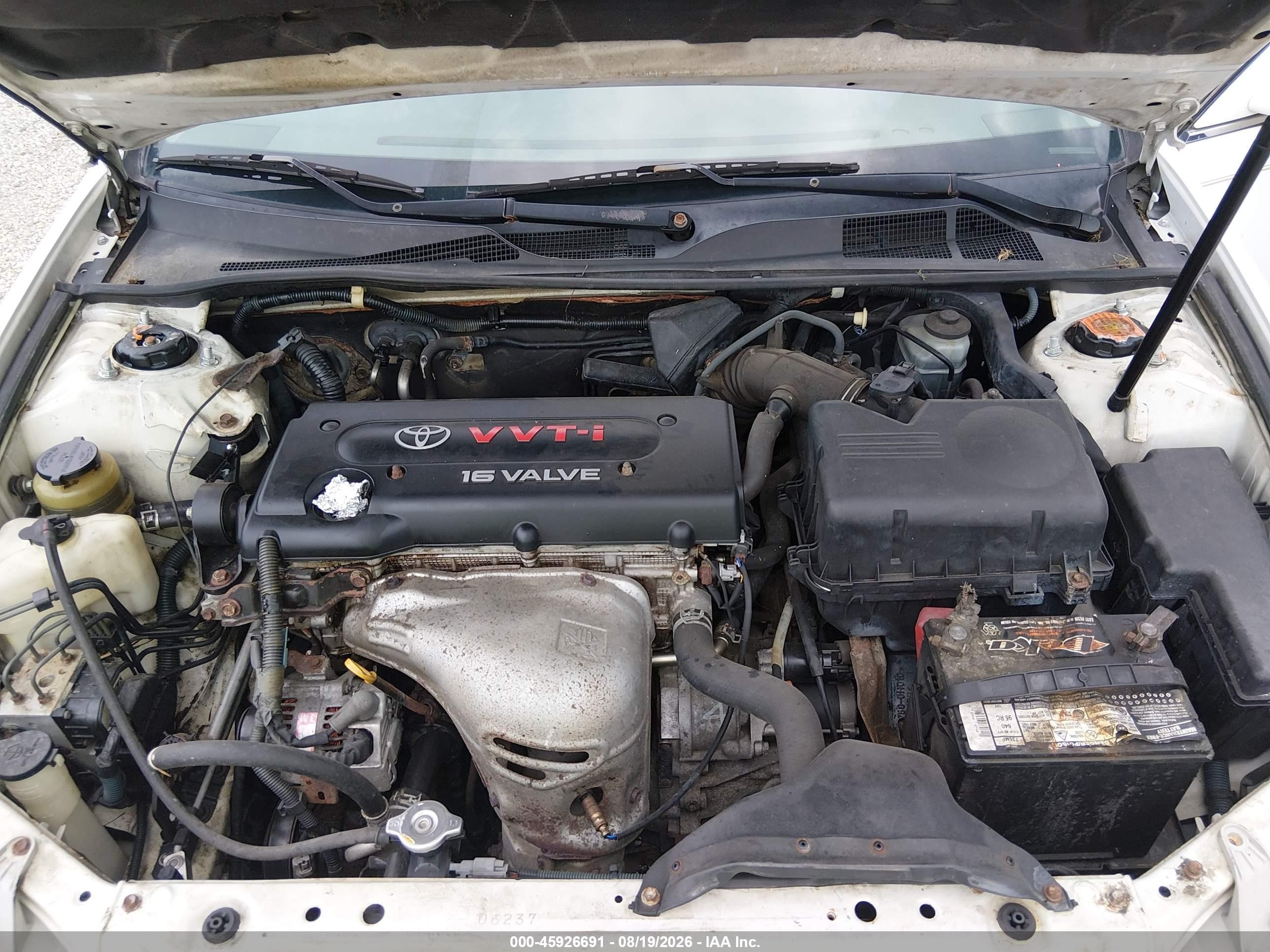2002 Toyota Camry Le Белый vin: 4T1BE32K92U021012