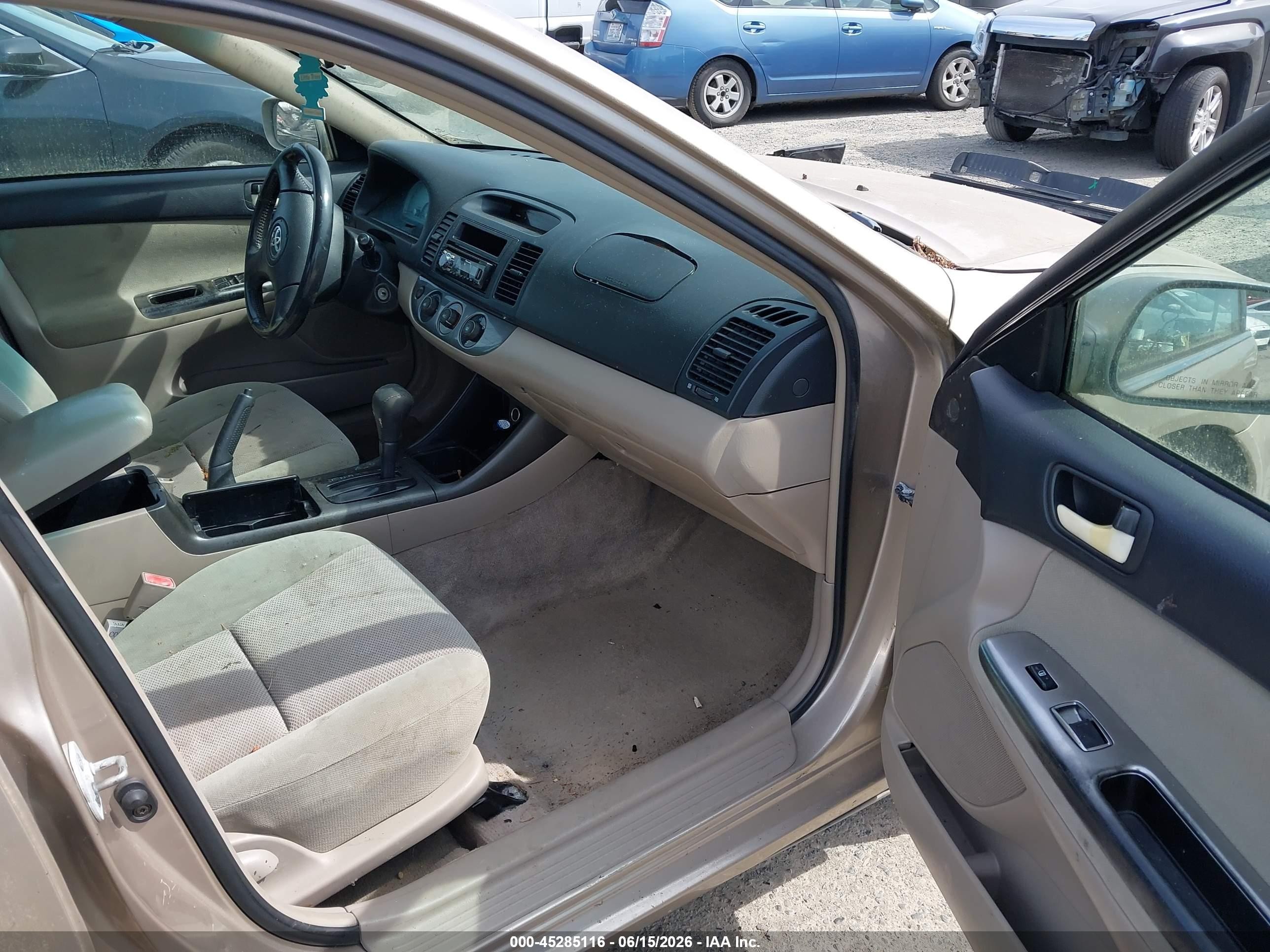 2002 Toyota Camry Se Бежевый vin: 4T1BE32K92U106786