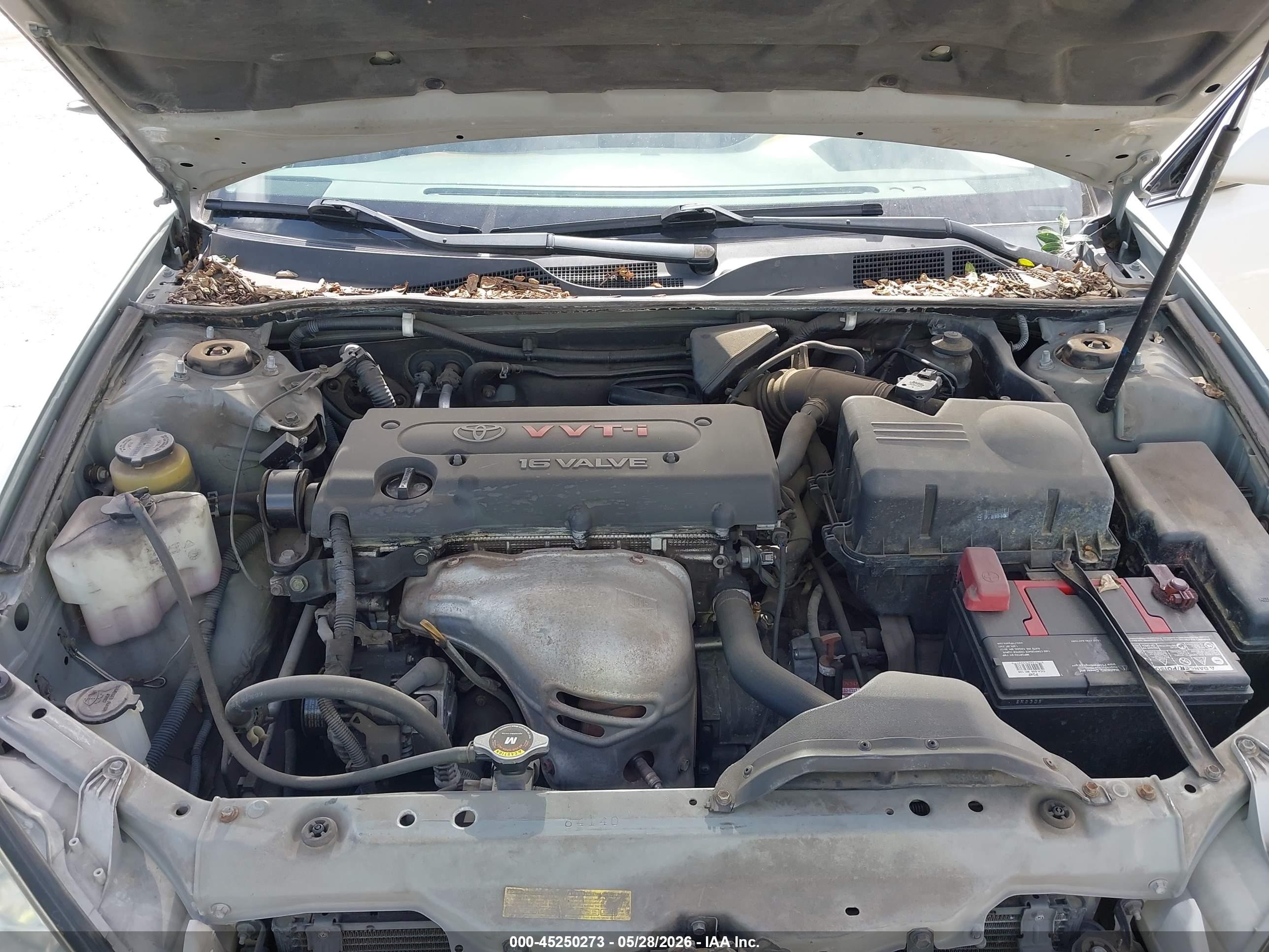2002 Toyota Camry Le Silver vin: 4T1BE32K92U587588