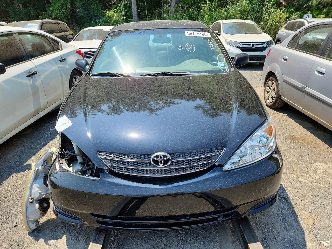 2003 Toyota Camry Le Black vin: 4T1BE32K93U133388