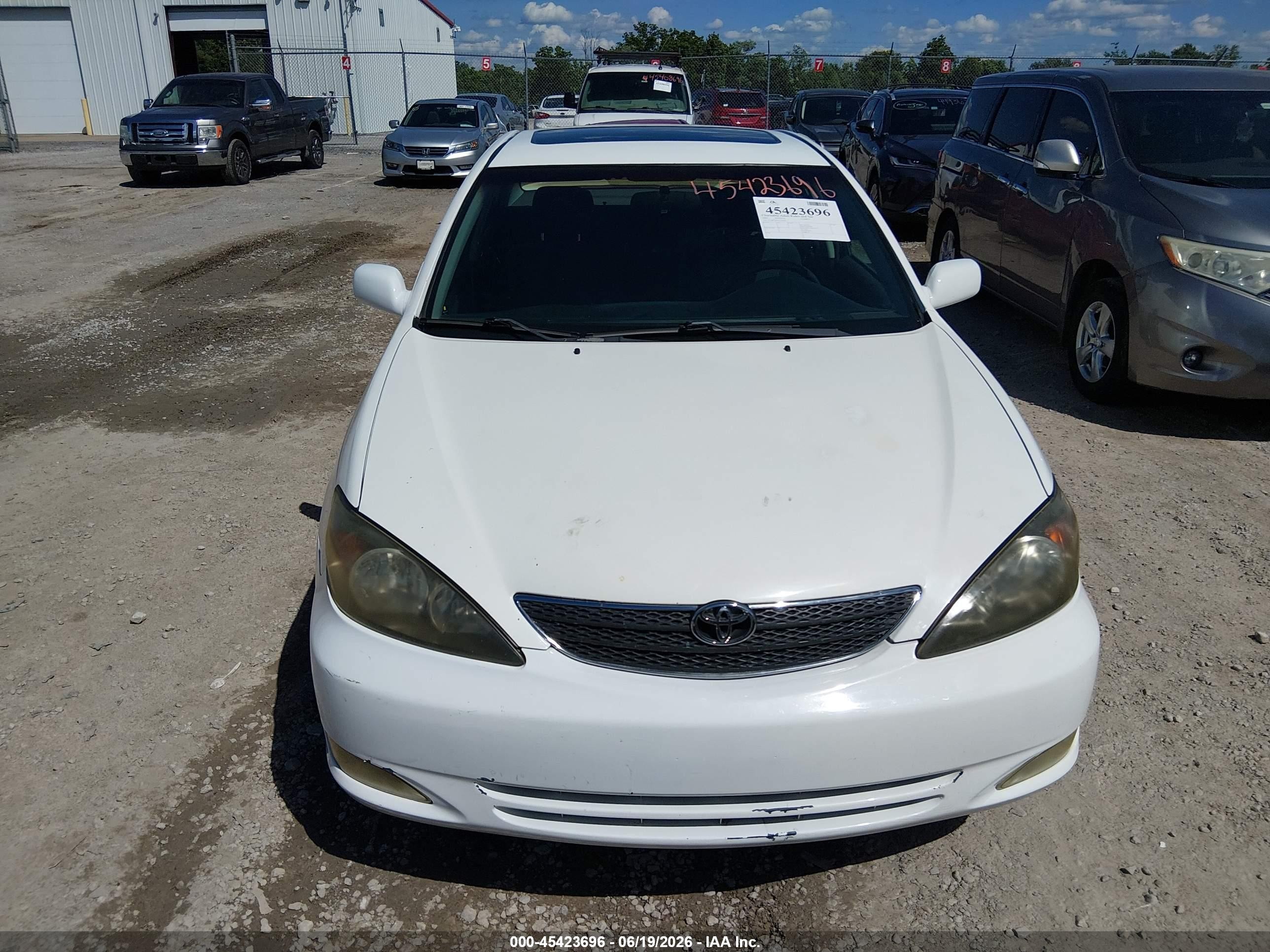 2003 Toyota Camry Se White vin: 4T1BE32K93U197690