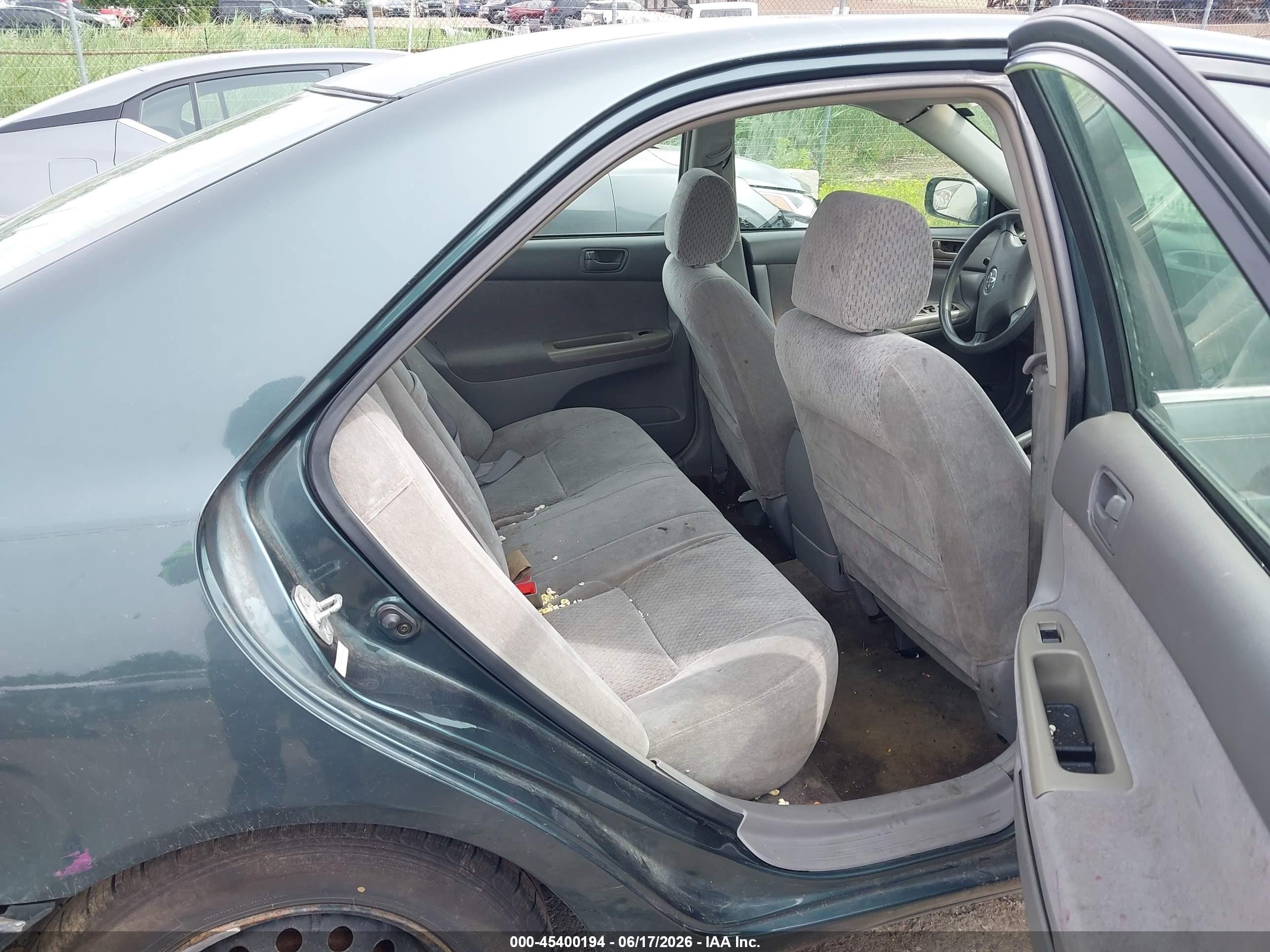 2003 Toyota Camry Le Green vin: 4T1BE32K93U203875