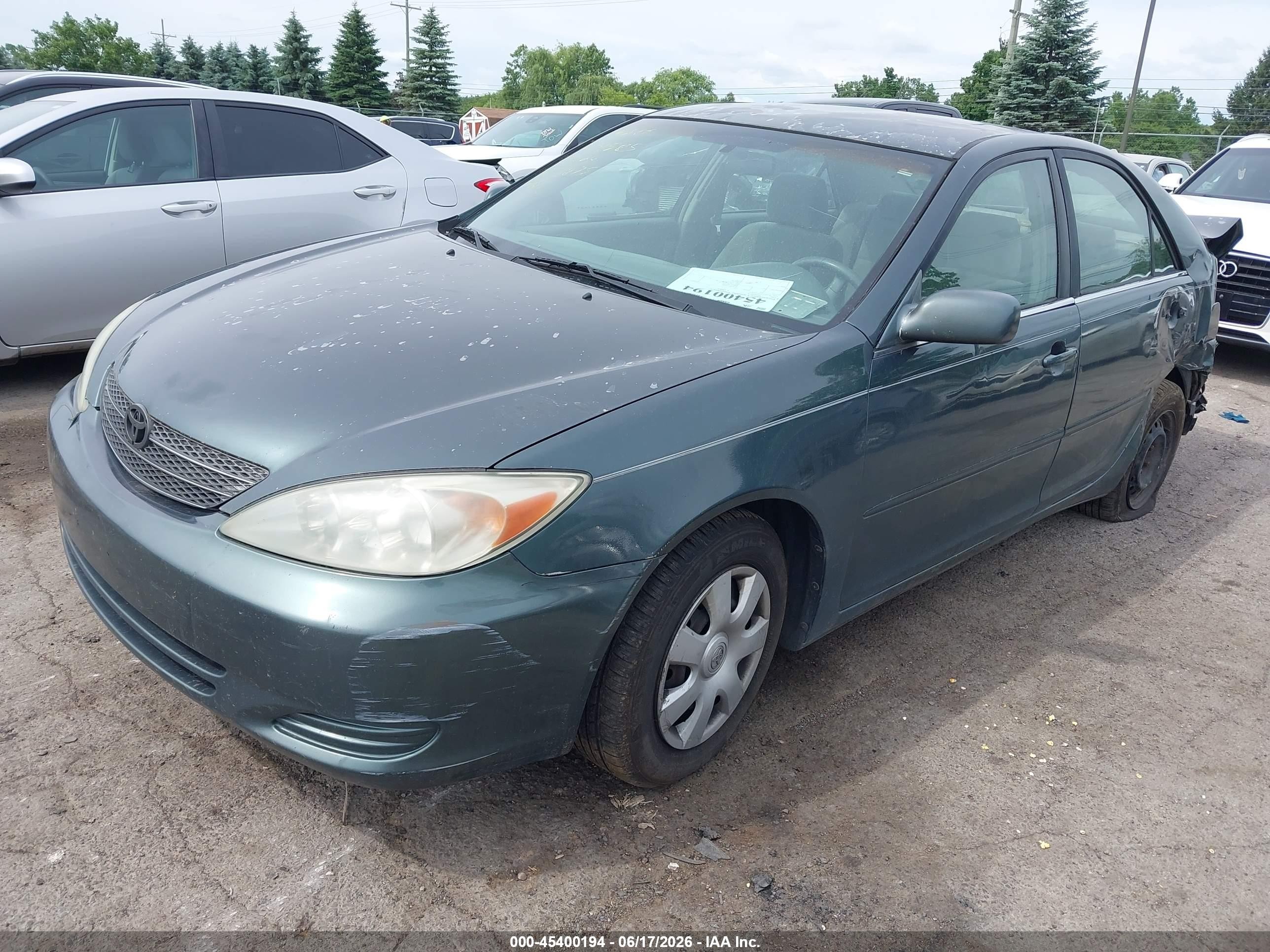 2003 Toyota Camry Le Green vin: 4T1BE32K93U203875