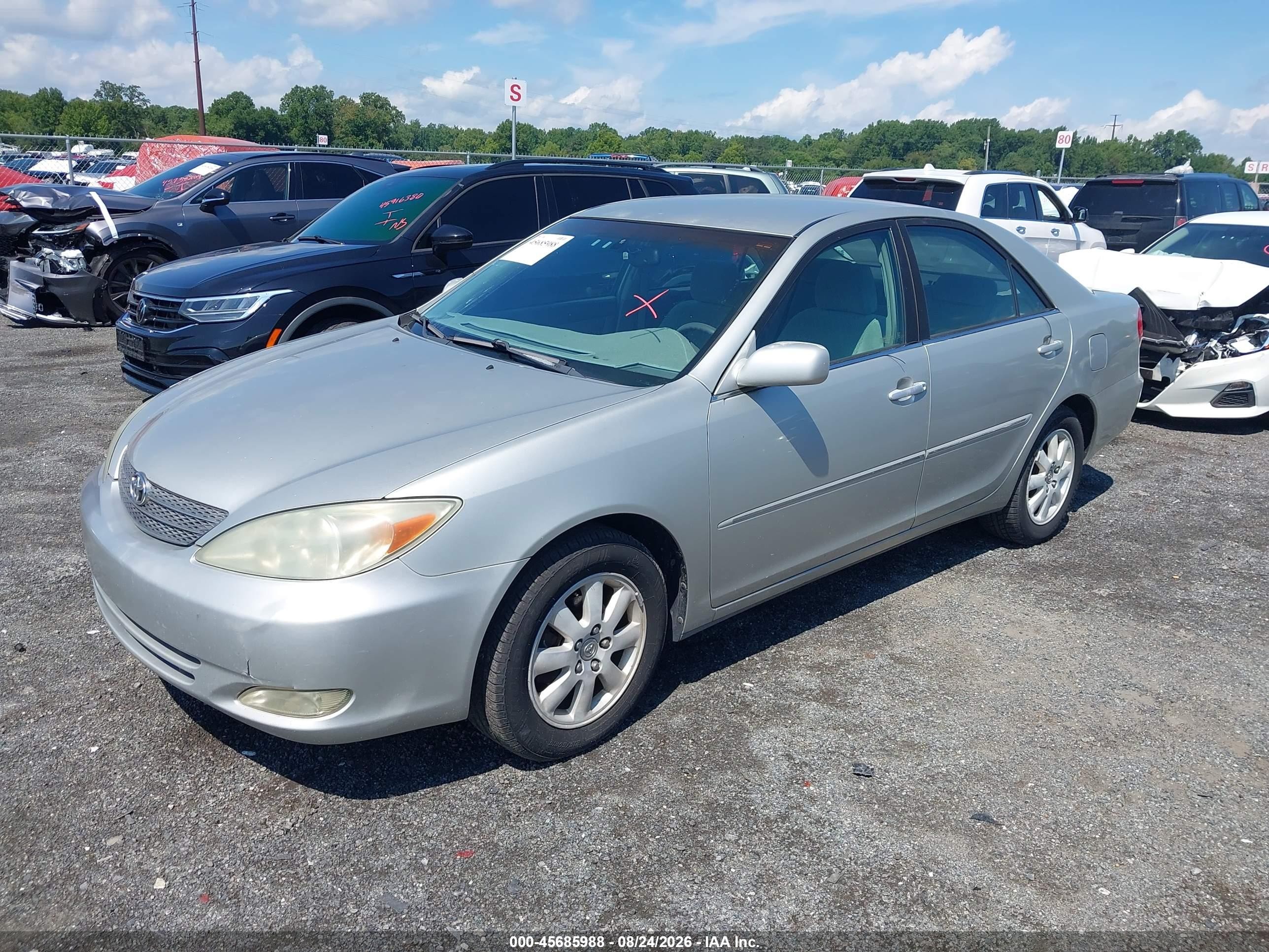 2003 Toyota Camry Xle Серебряный vin: 4T1BE32K93U259962