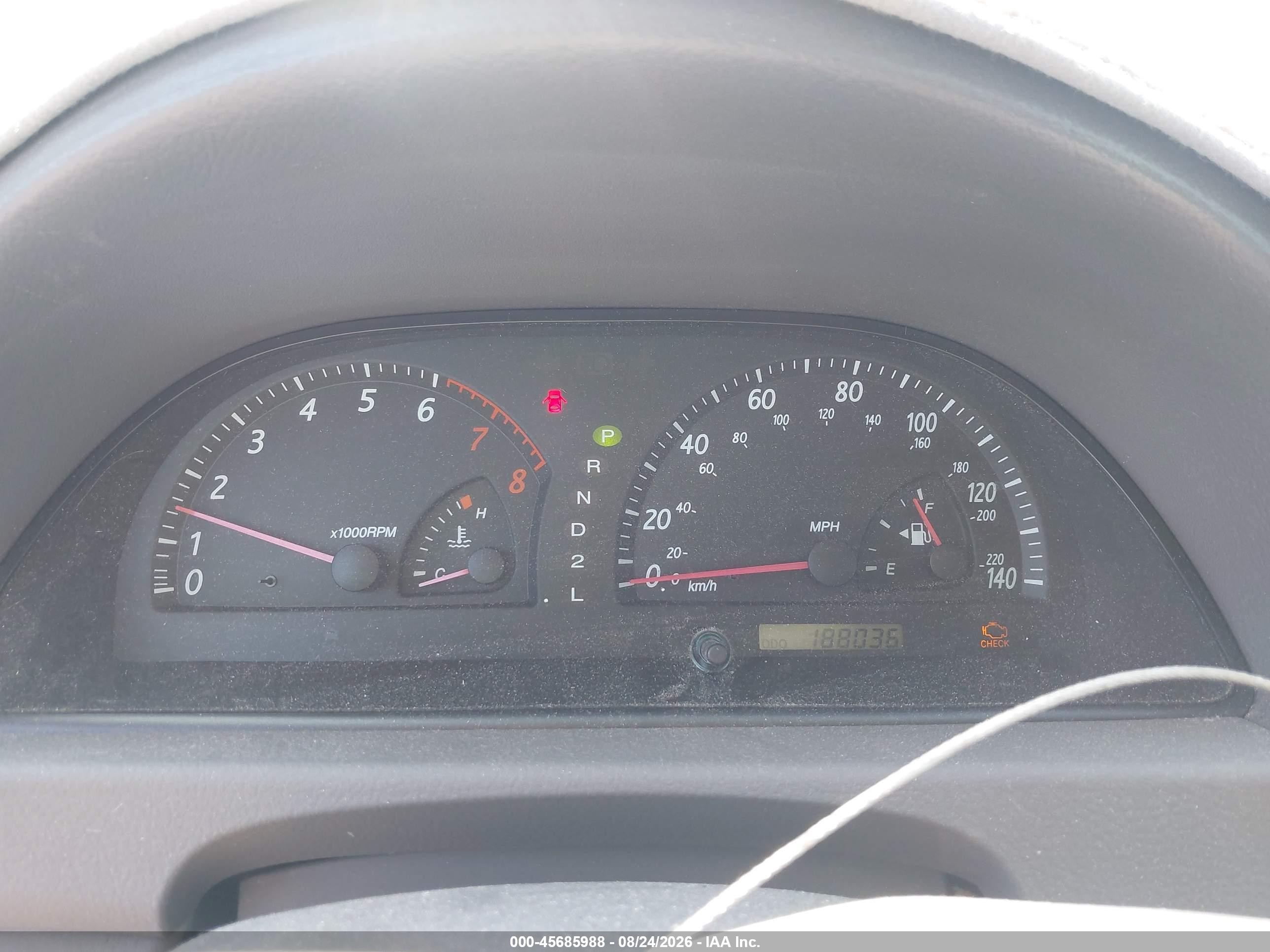 2003 Toyota Camry Xle Серебряный vin: 4T1BE32K93U259962