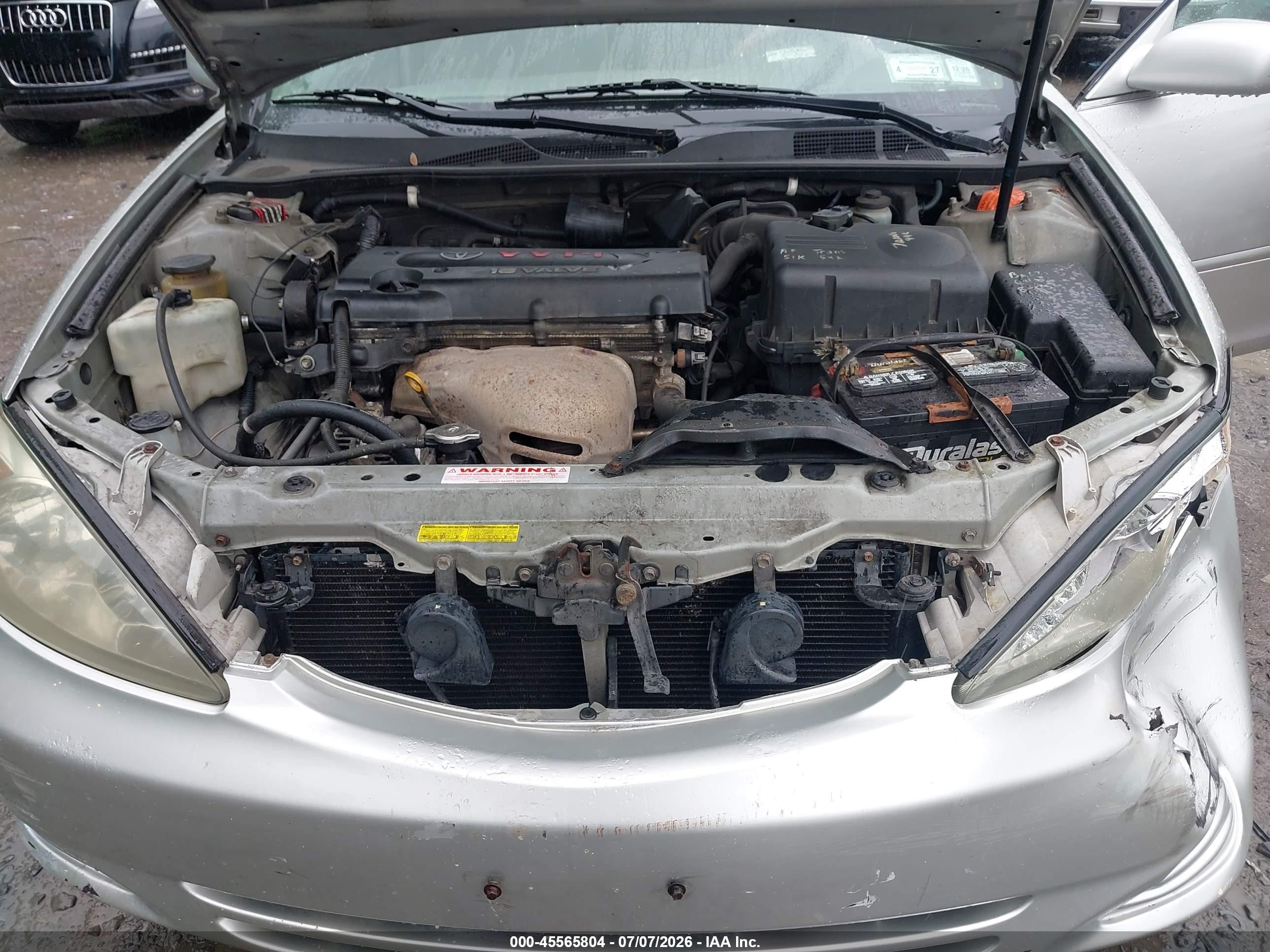 2003 Toyota Camry Le Silver vin: 4T1BE32K93U658659