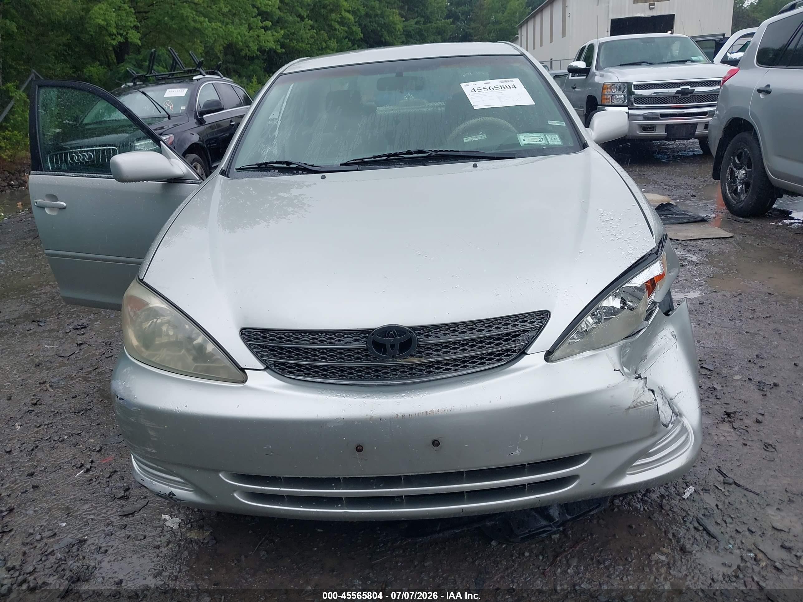 2003 Toyota Camry Le Silver vin: 4T1BE32K93U658659
