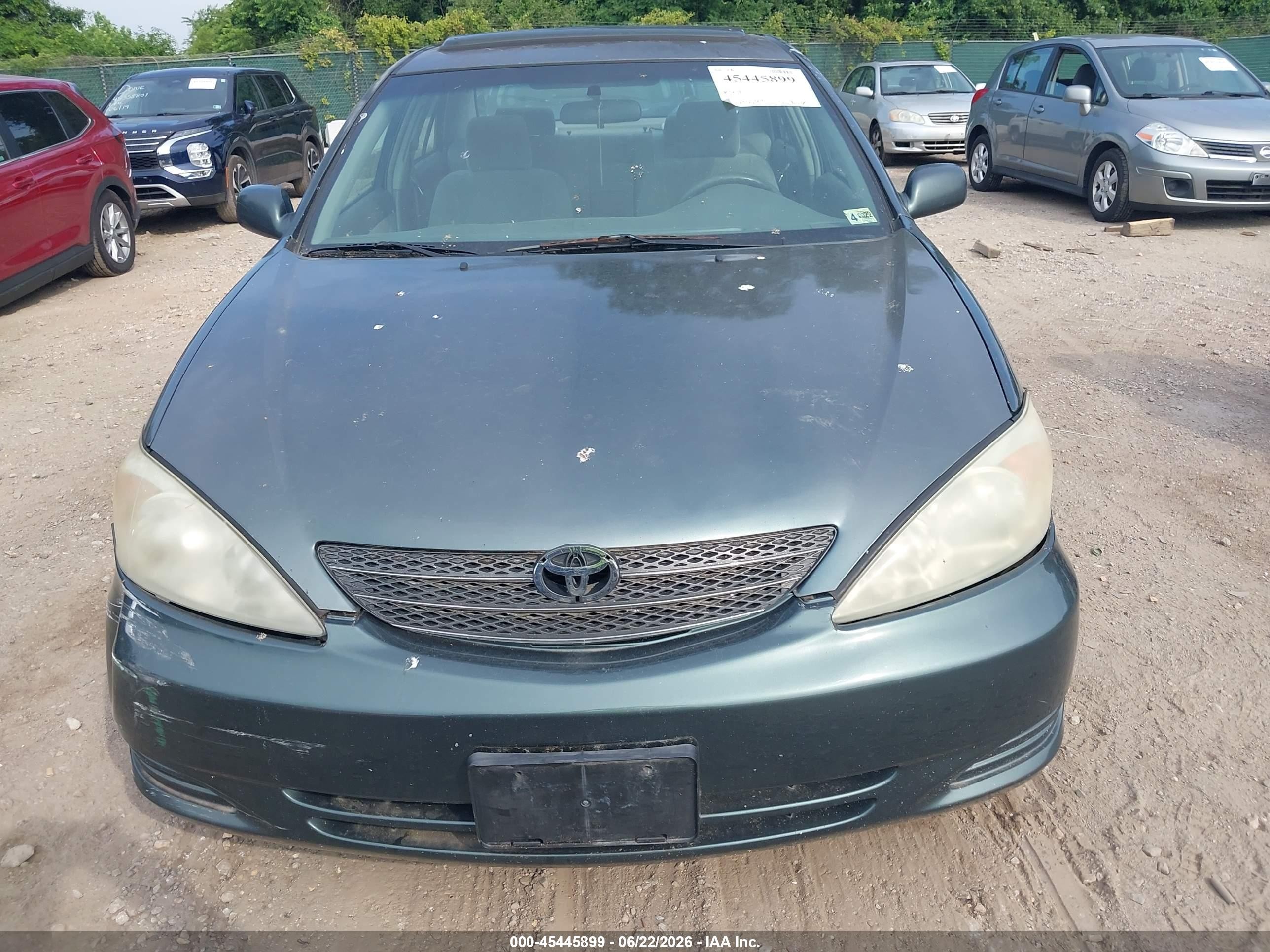 2003 Toyota Camry Le Green vin: 4T1BE32K93U735028