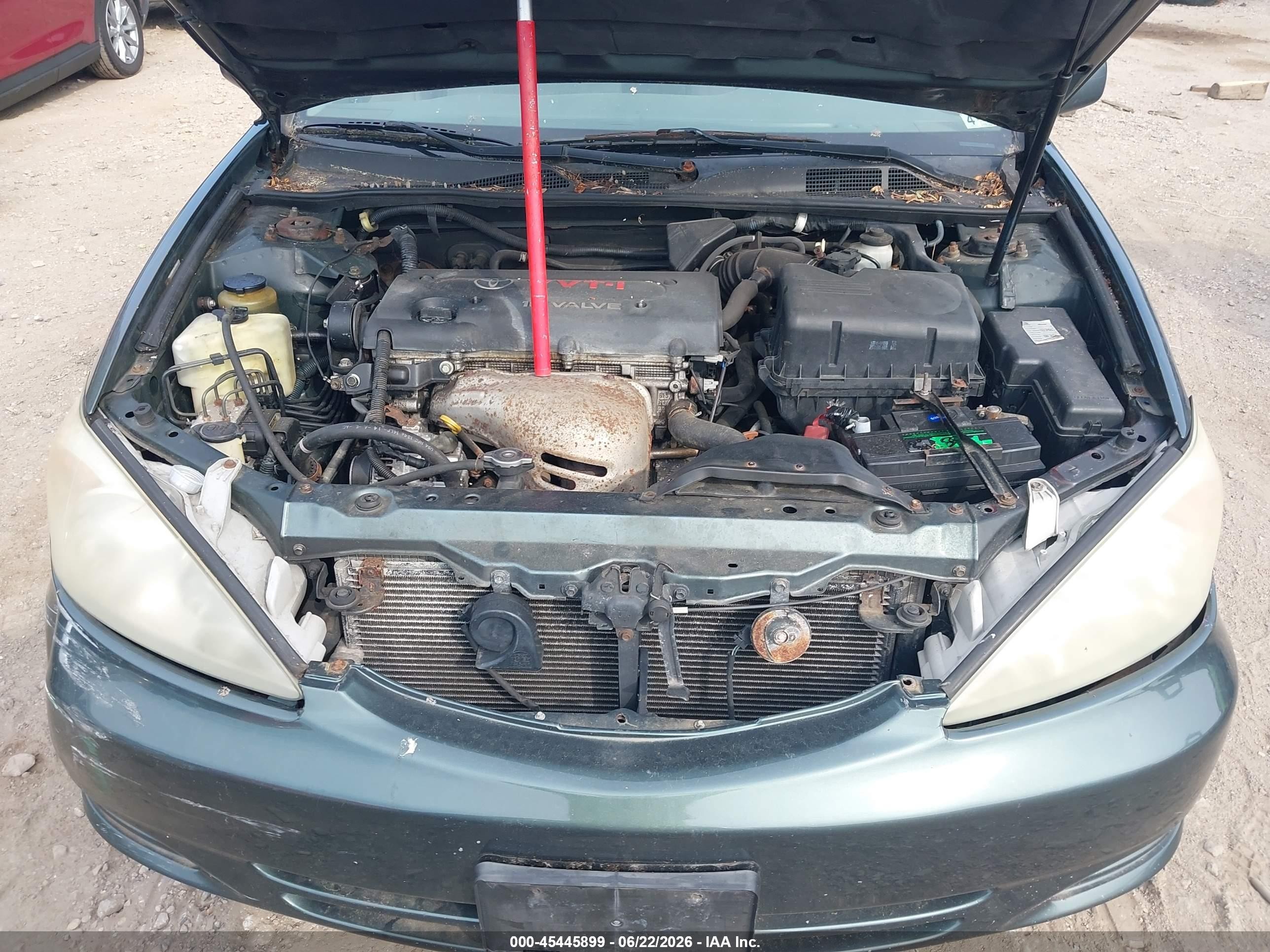 2003 Toyota Camry Le Green vin: 4T1BE32K93U735028