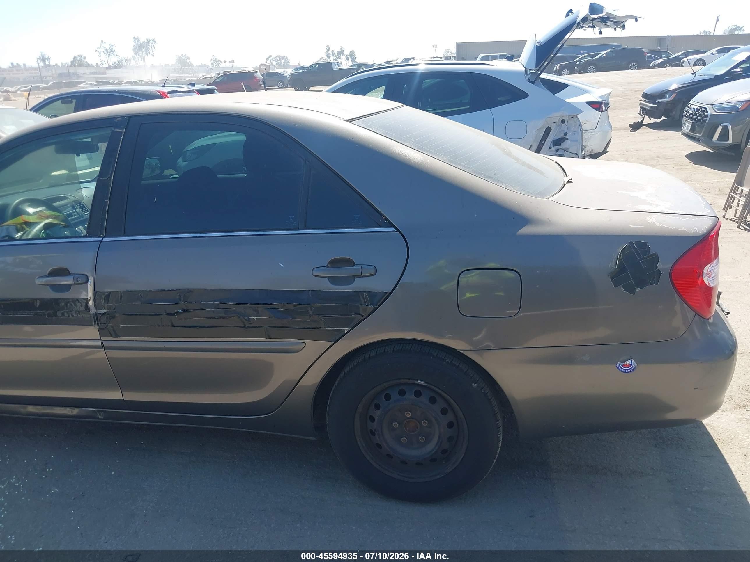 2003 Toyota Camry Le Gray vin: 4T1BE32K93U775142
