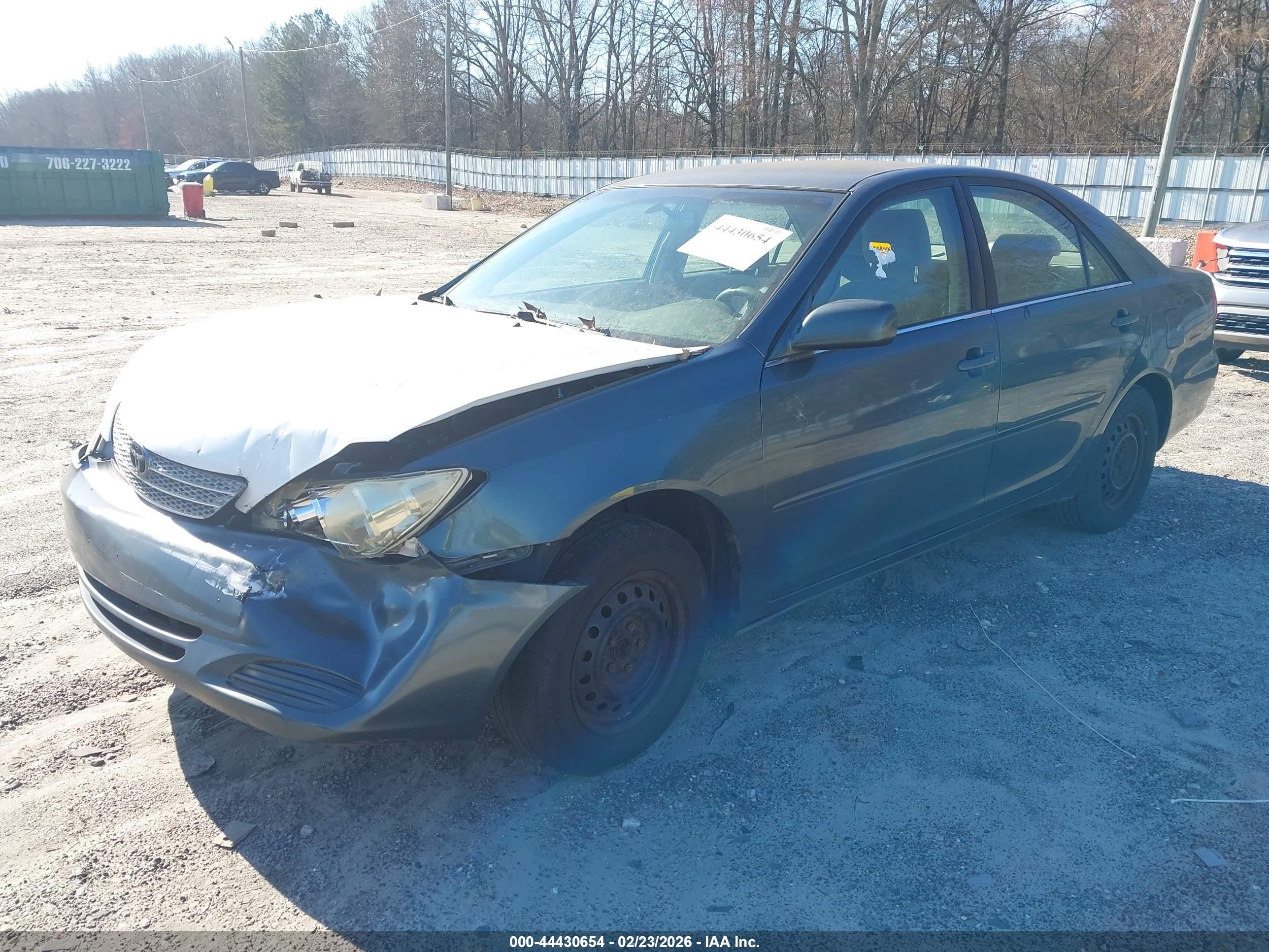 2004 Toyota Camry Le Teal vin: 4T1BE32K94U264922