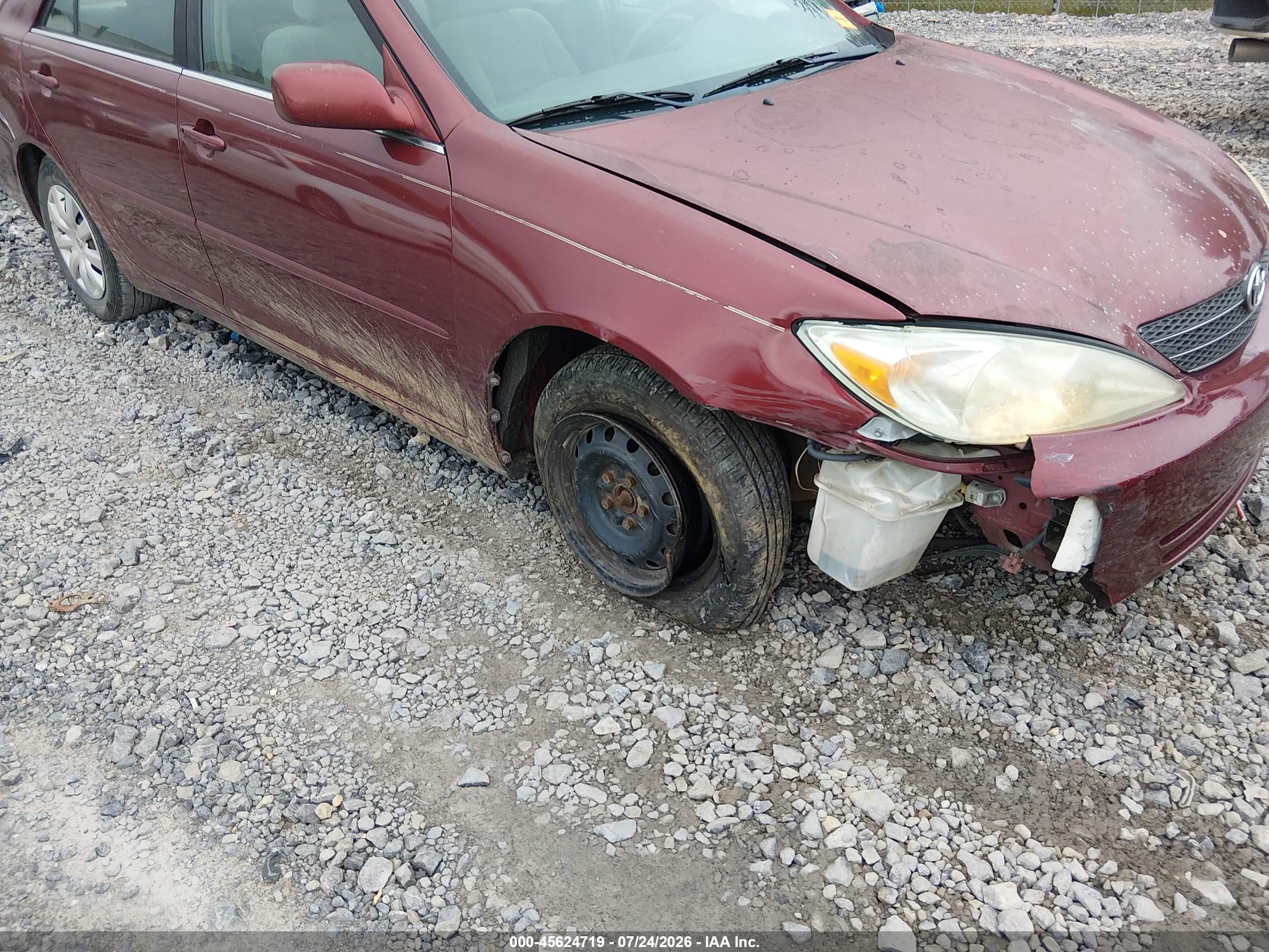 2004 Toyota Camry Le Темно-бордовый vin: 4T1BE32K94U290355