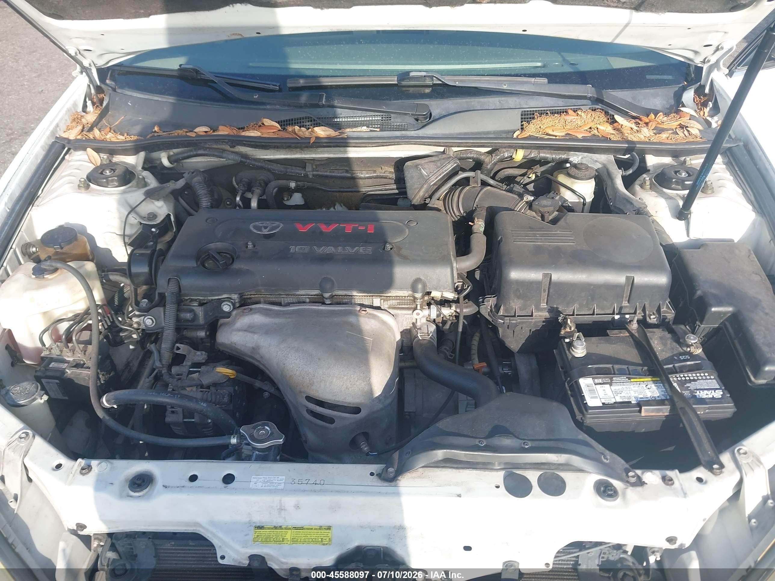 2004 Toyota Camry Xle White vin: 4T1BE32K94U305713