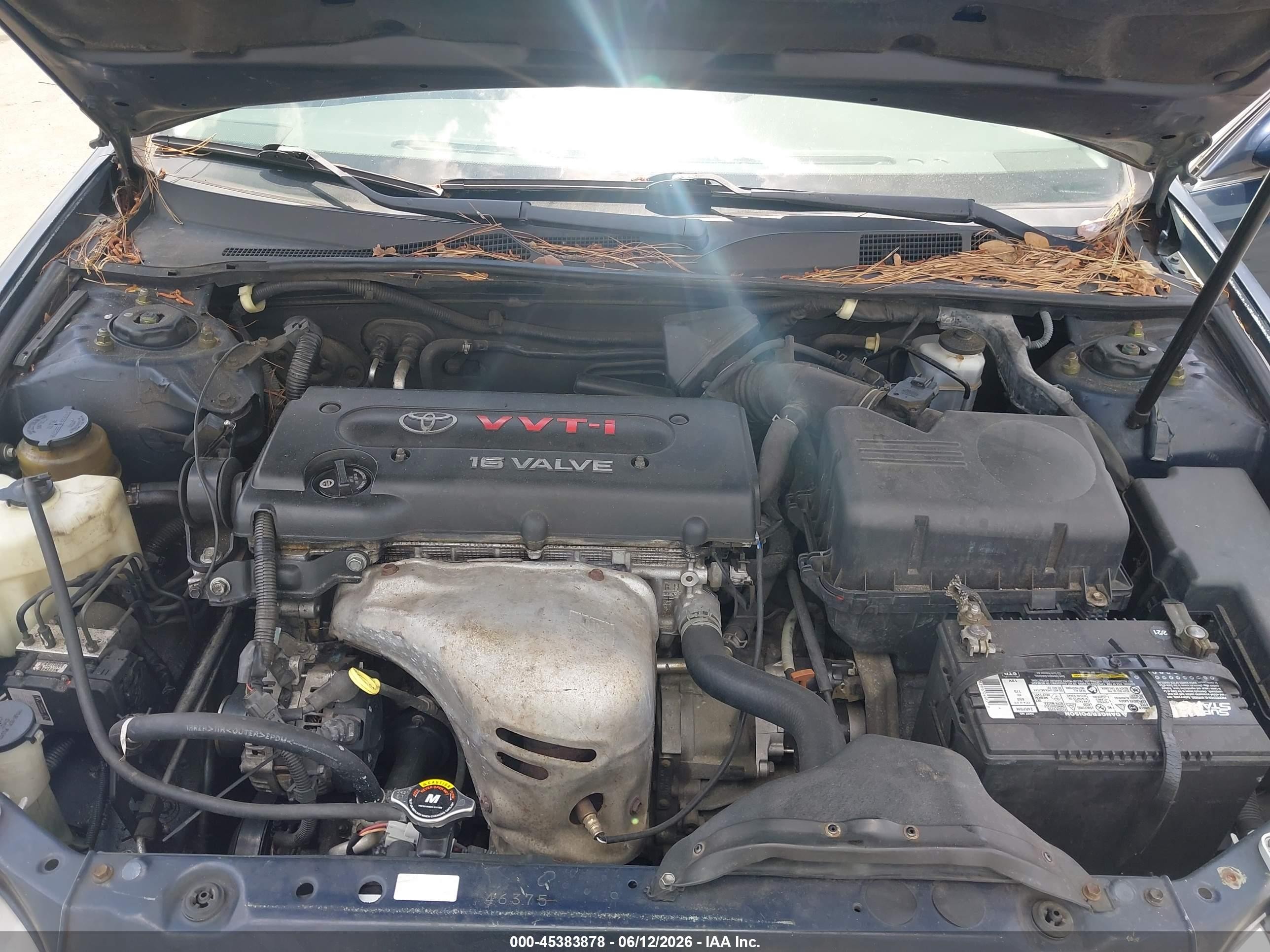 2004 Toyota Camry Le Blue vin: 4T1BE32K94U312807