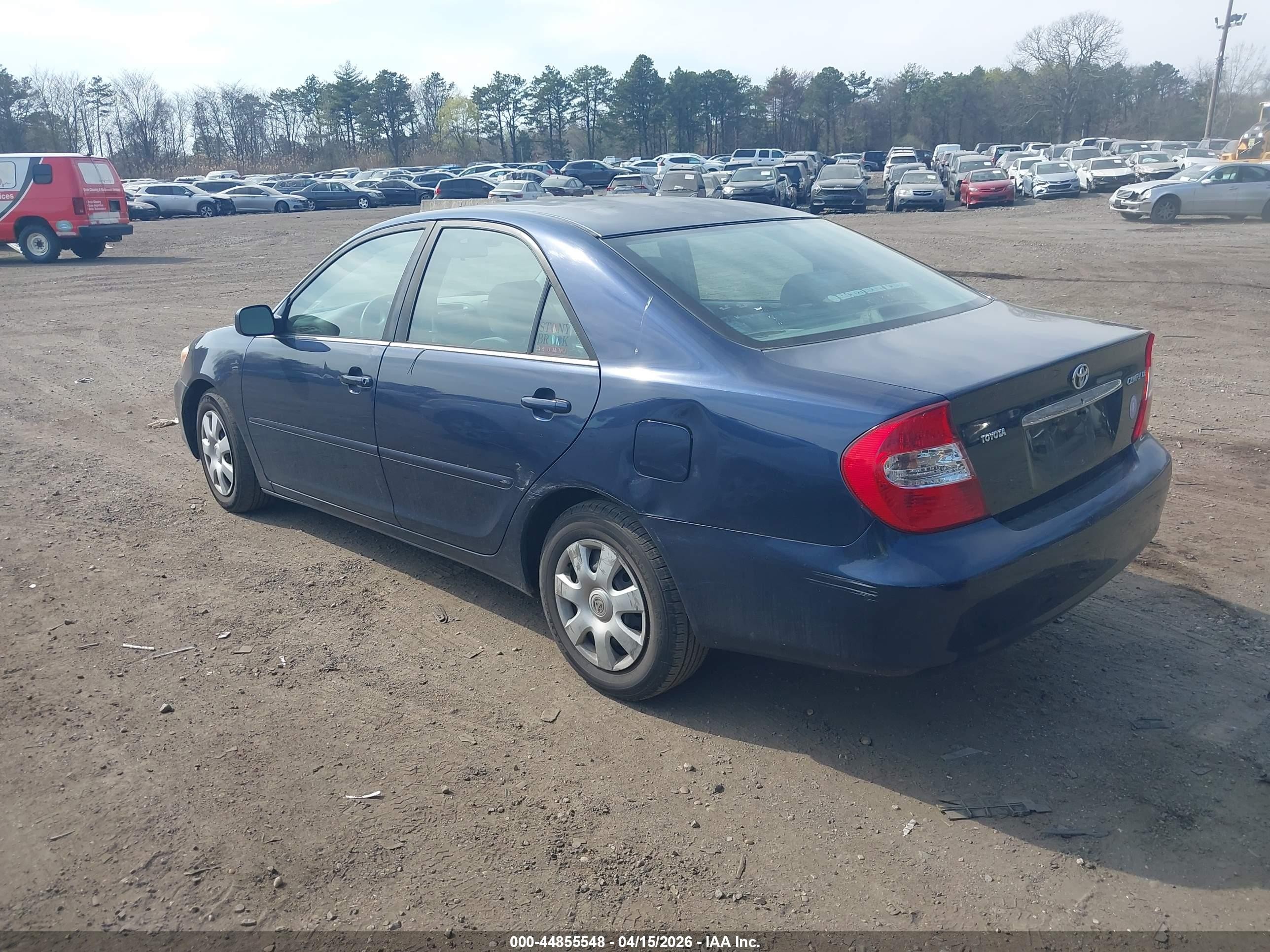 2004 Toyota Camry Le Blue vin: 4T1BE32K94U324956