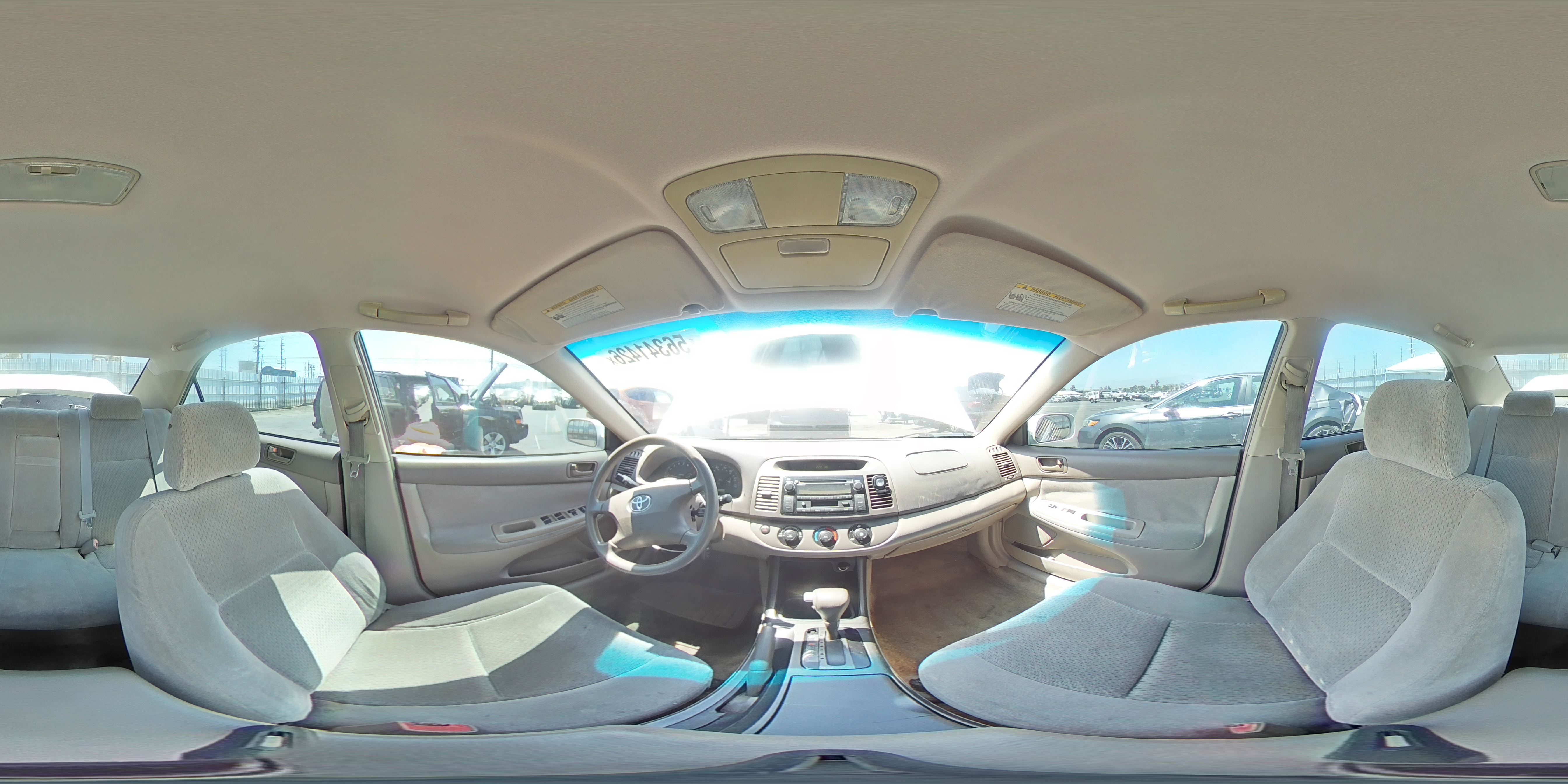 2004 Toyota Camry Le White vin: 4T1BE32K94U360775