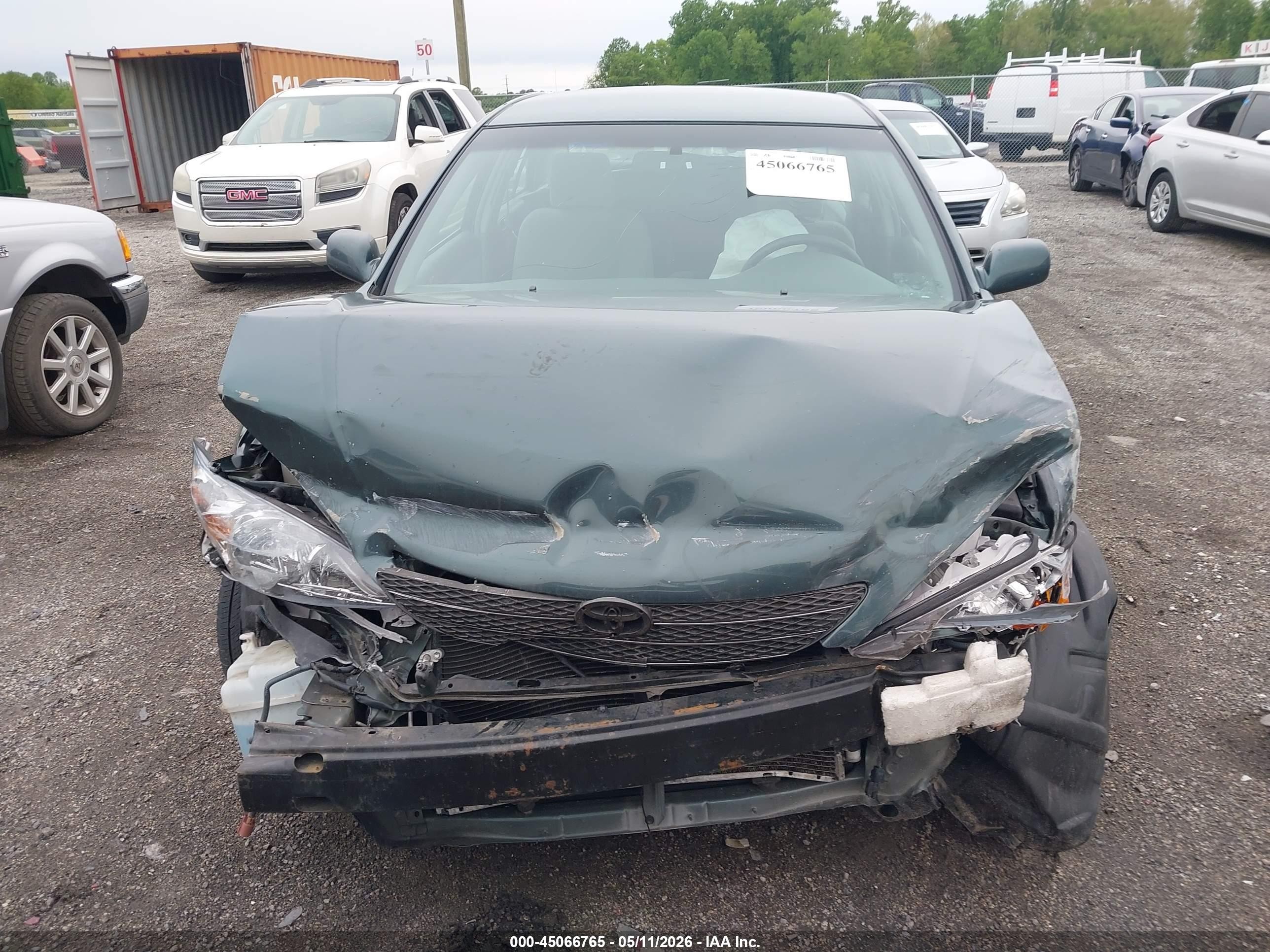 2004 Toyota Camry Le Green vin: 4T1BE32K94U376944