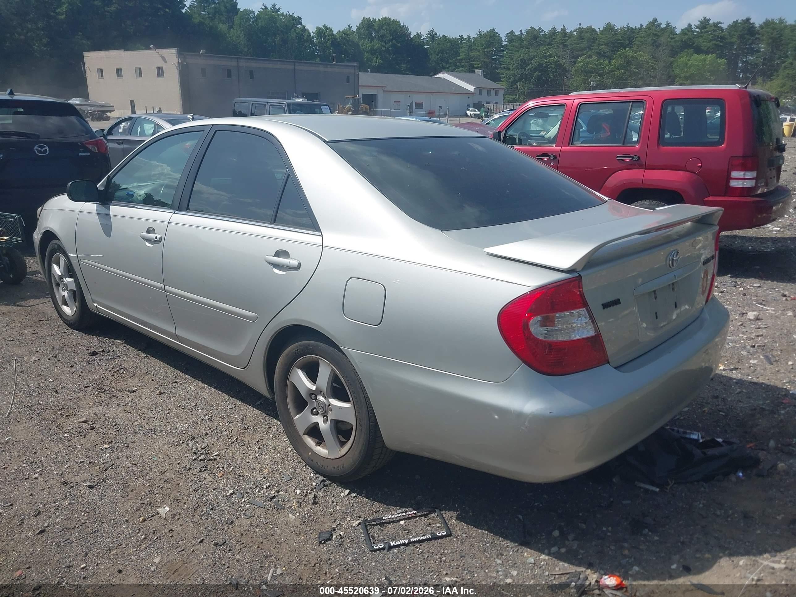 2004 Toyota Camry Se Silver vin: 4T1BE32K94U808478