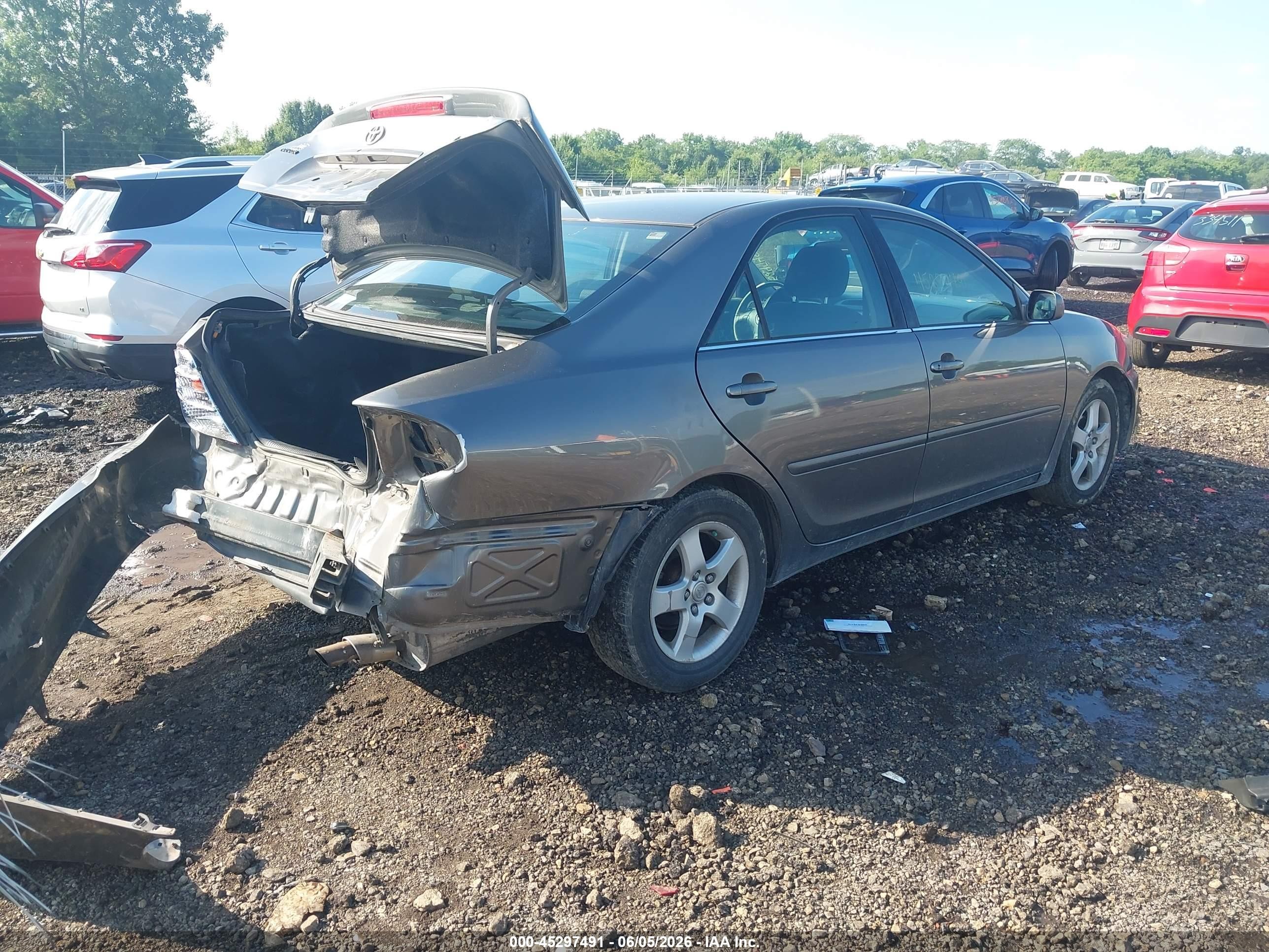 2004 Toyota Camry Se Gray vin: 4T1BE32K94U861729