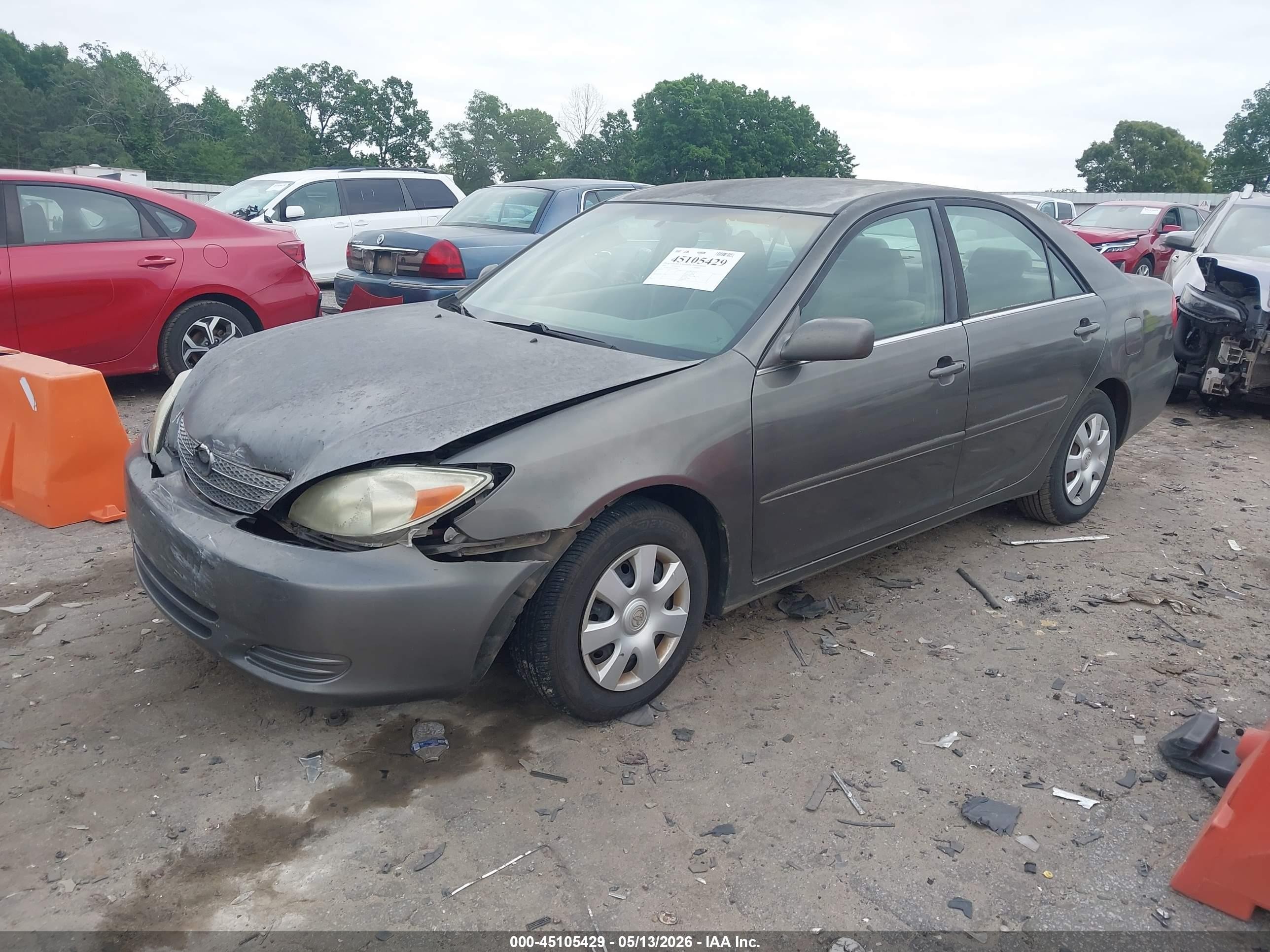 2004 Toyota Camry Le Gray vin: 4T1BE32K94U914719