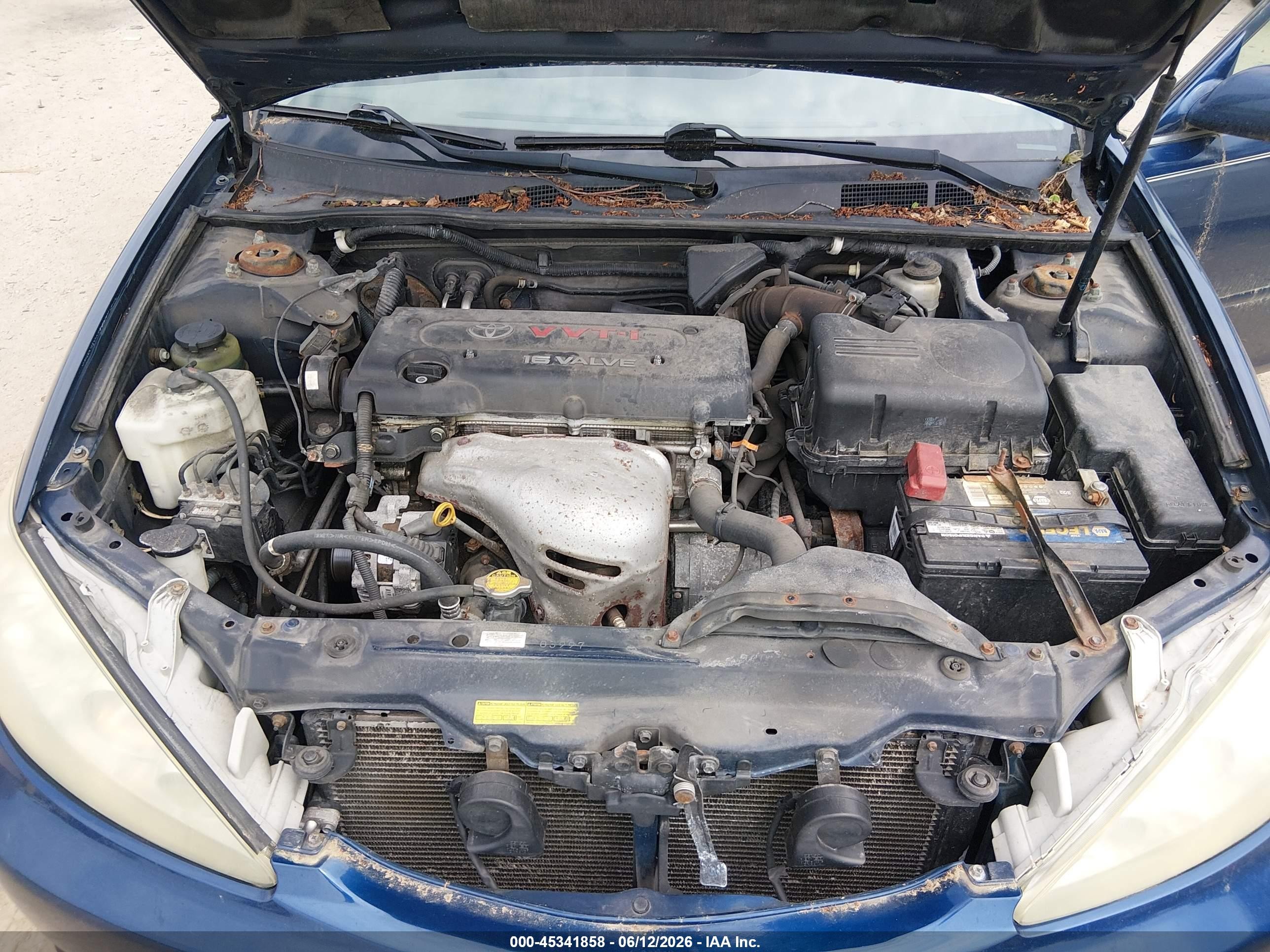 2005 Toyota Camry Le Синий vin: 4T1BE32K95U023802