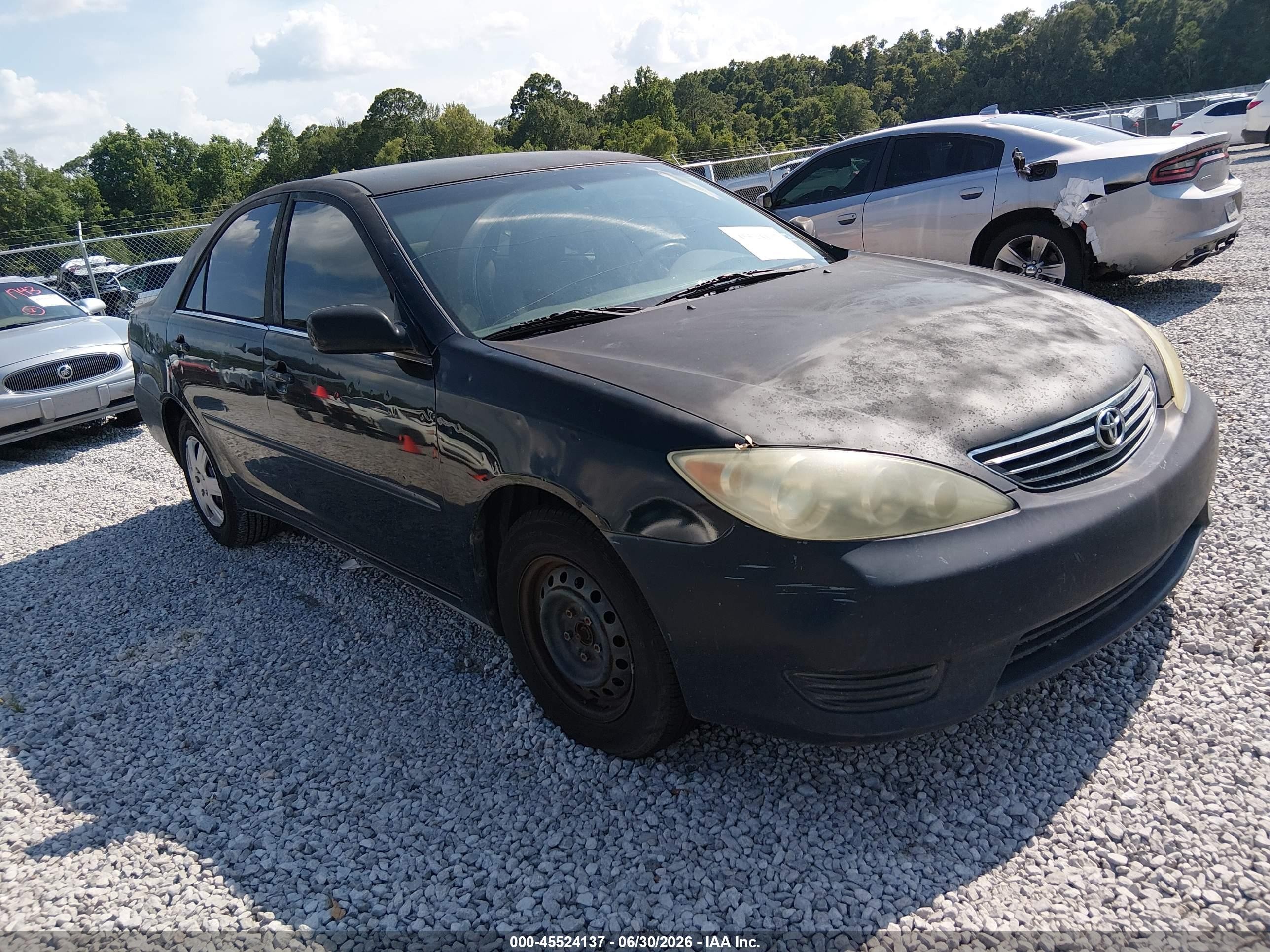2005 Toyota Camry Le Black vin: 4T1BE32K95U067265