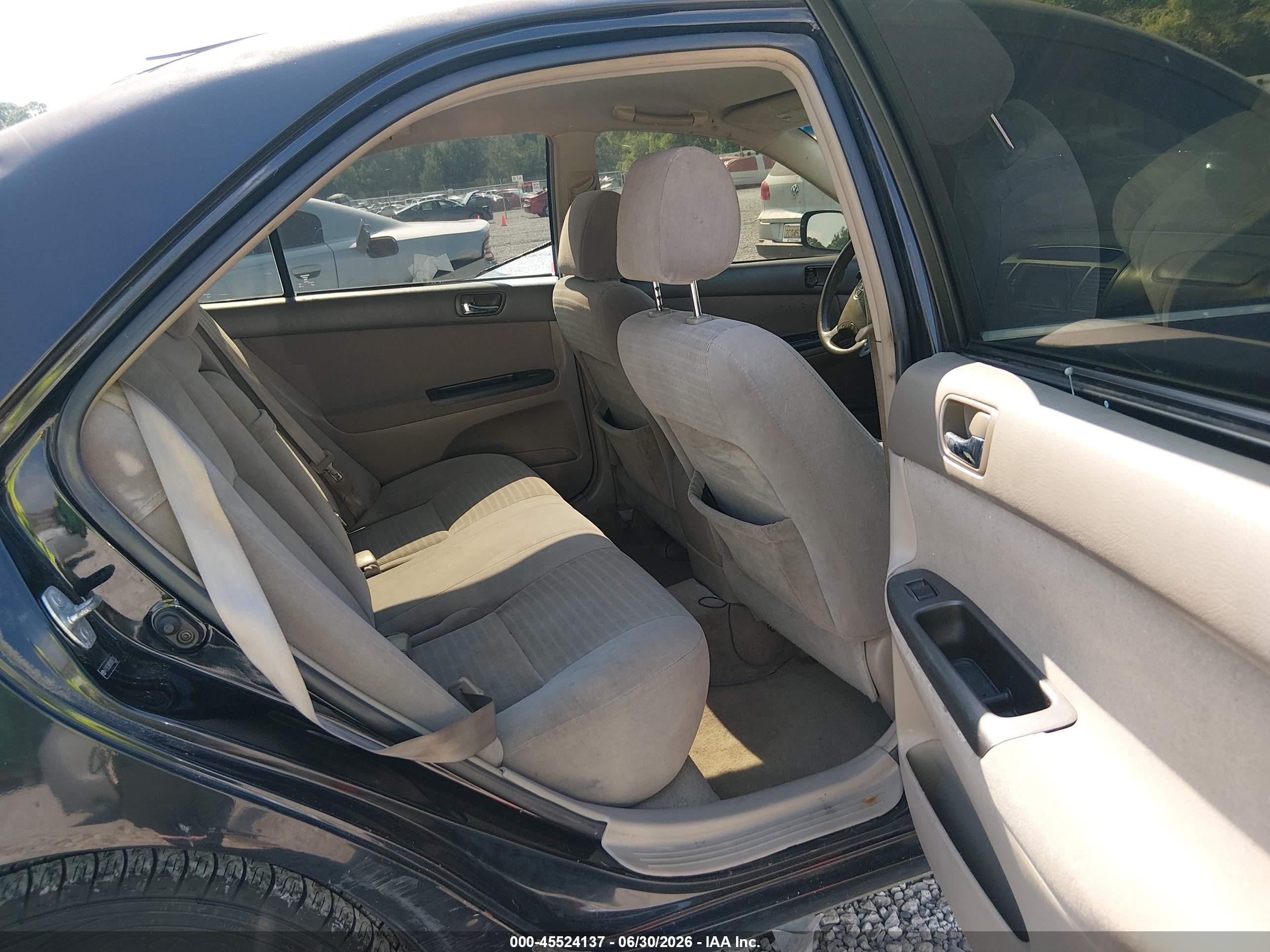 2005 Toyota Camry Le Black vin: 4T1BE32K95U067265