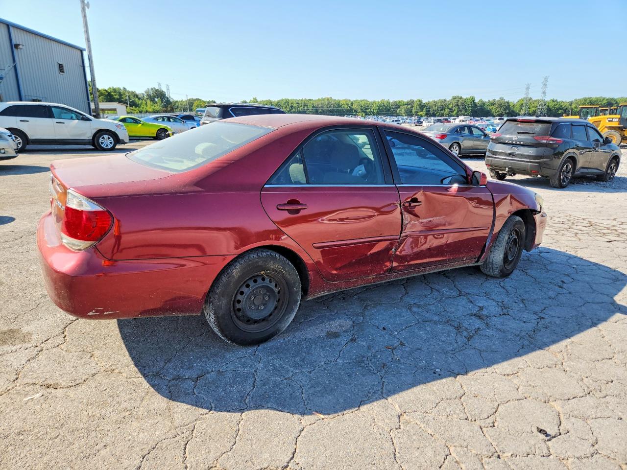 2005 Toyota Camry Le Burgundy vin: 4T1BE32K95U095079