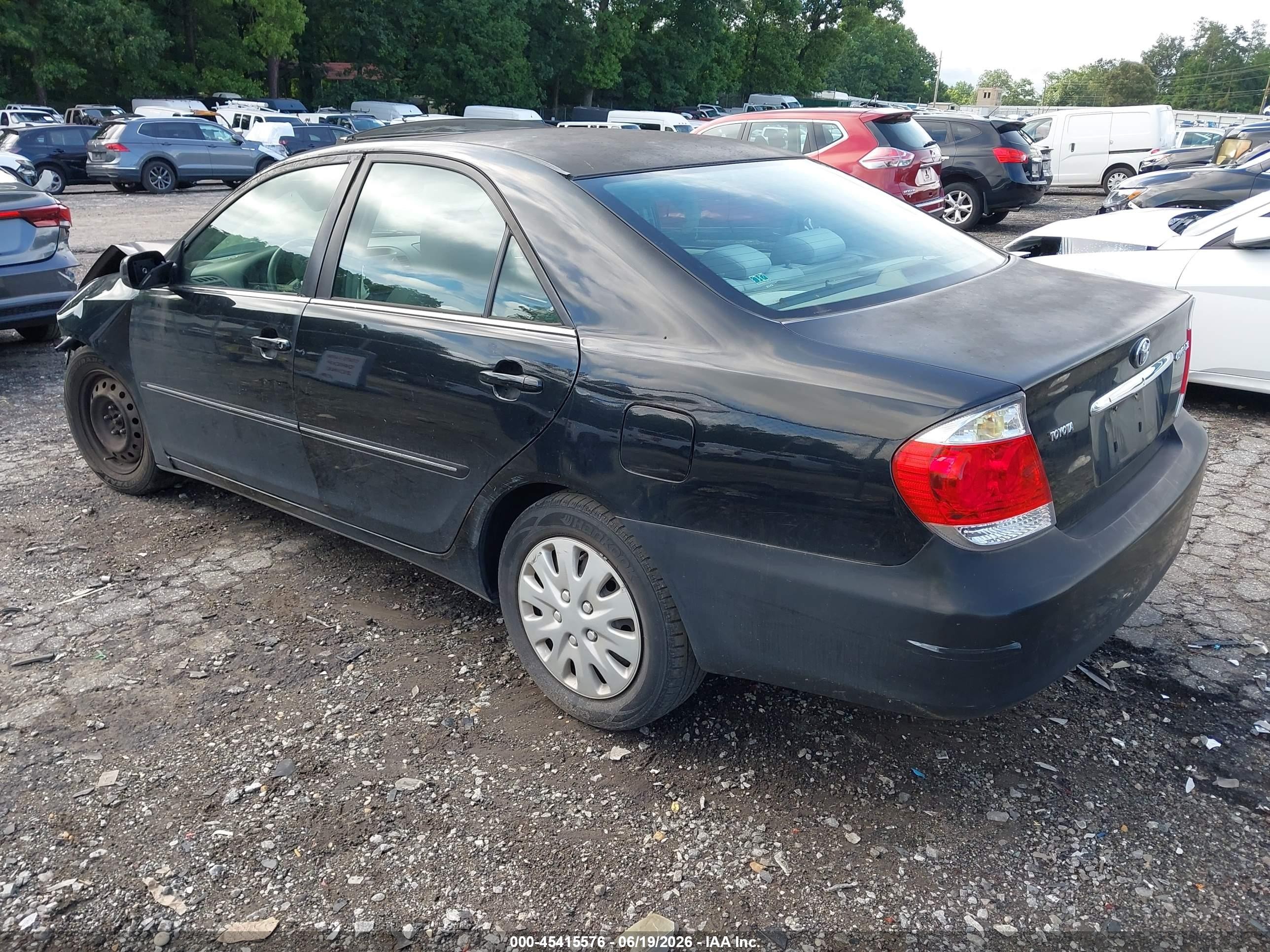 2005 Toyota Camry Xle Black vin: 4T1BE32K95U431037