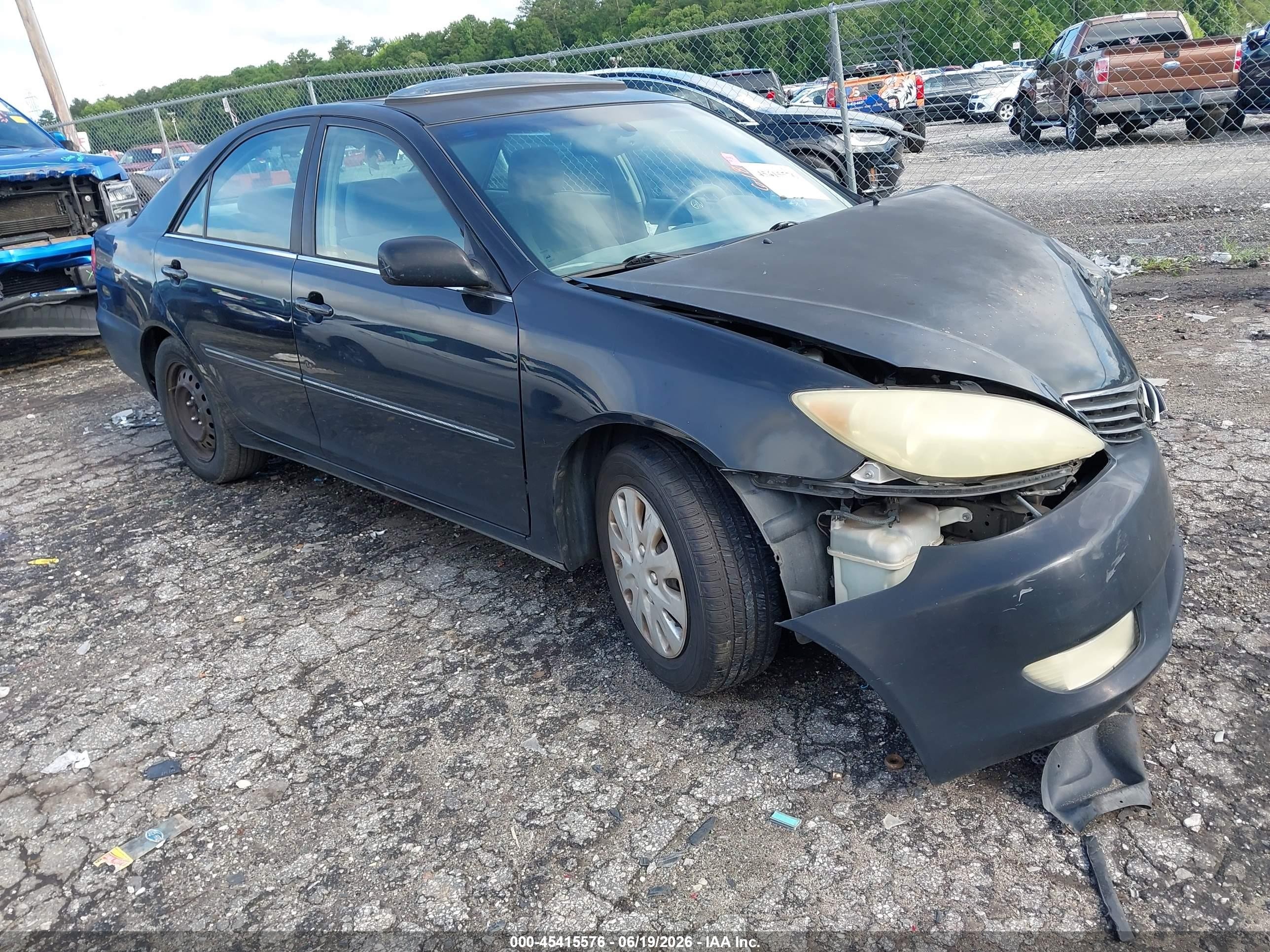 2005 Toyota Camry Xle Black vin: 4T1BE32K95U431037