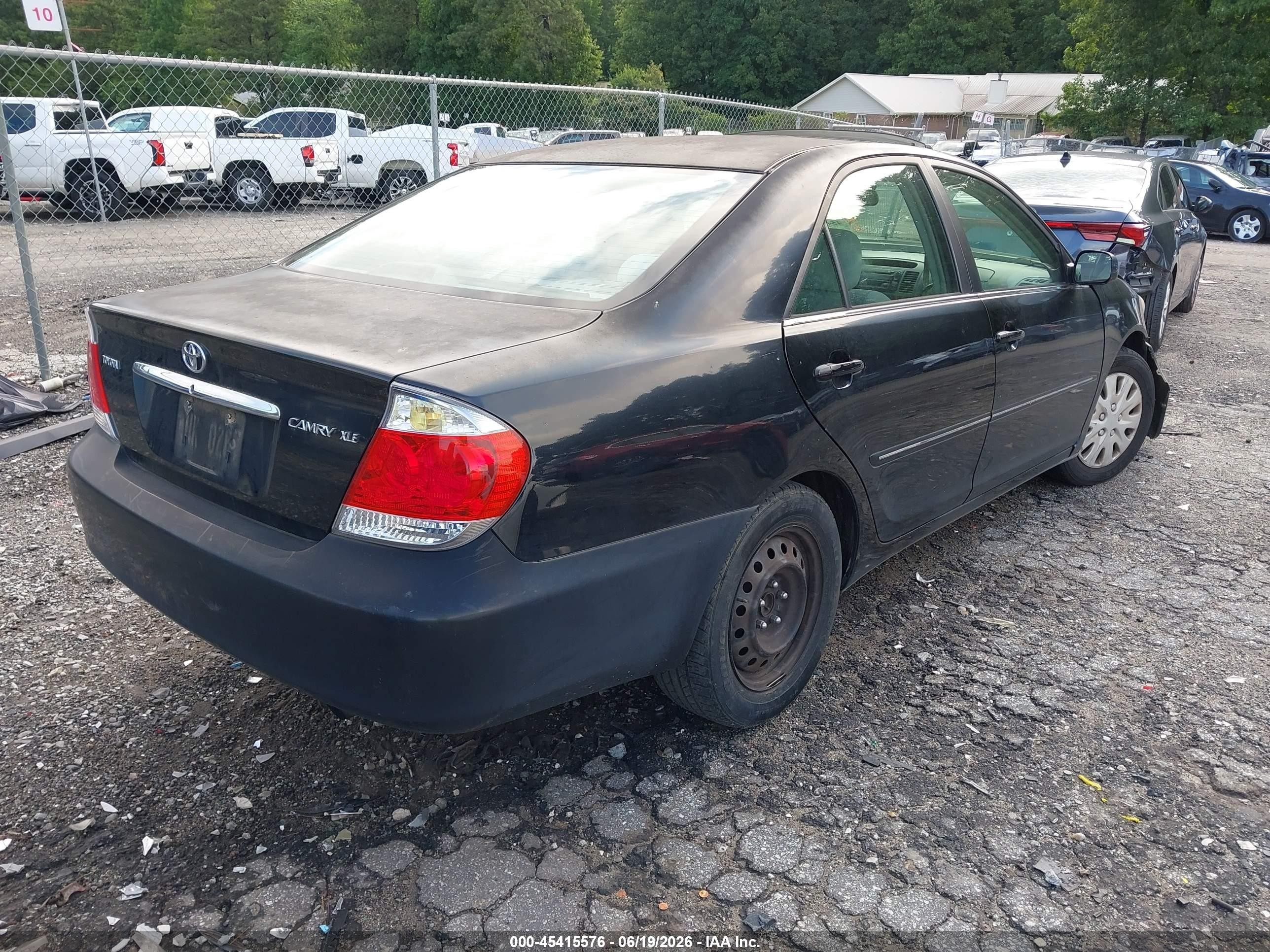 2005 Toyota Camry Xle Black vin: 4T1BE32K95U431037