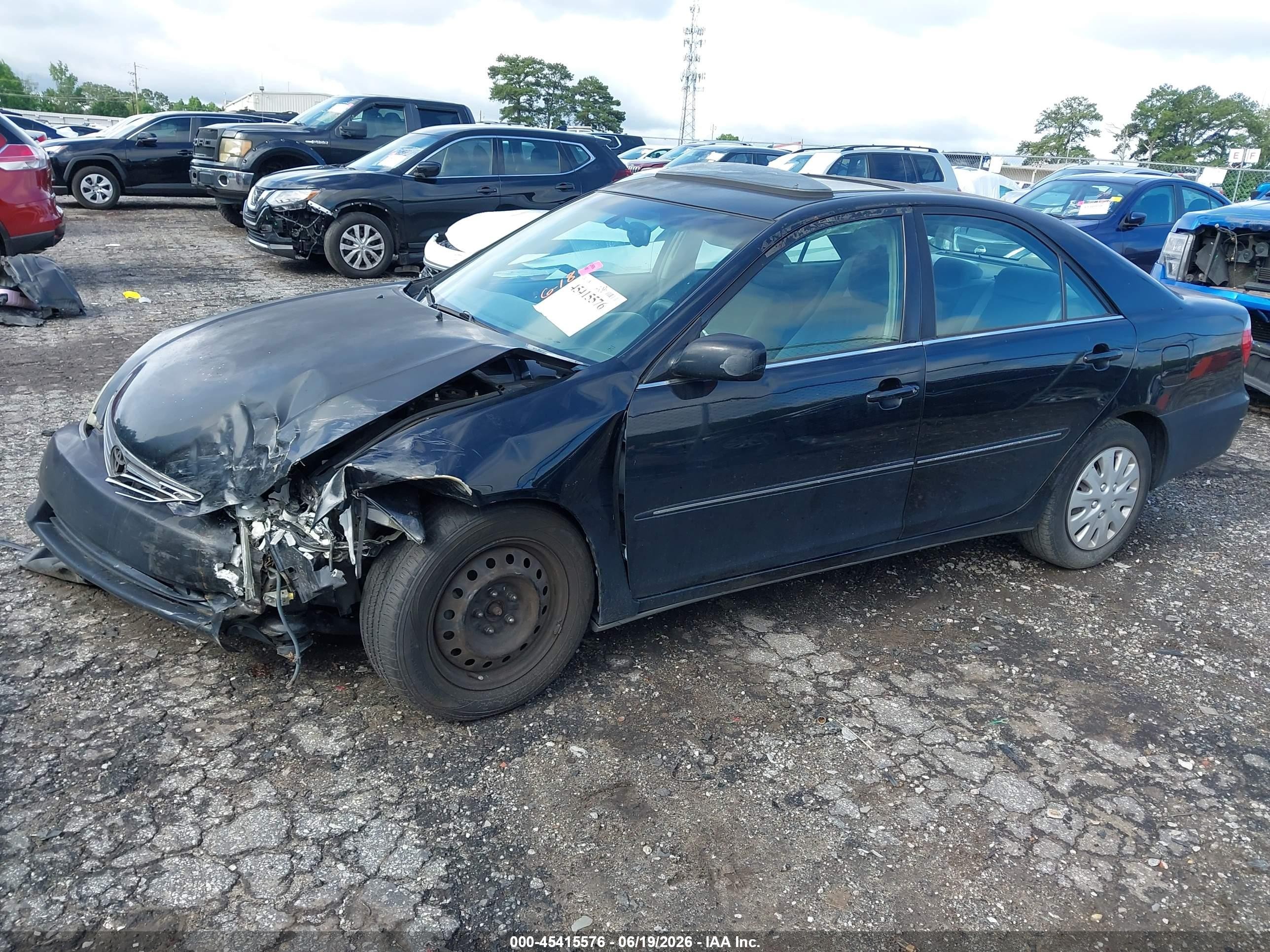 2005 Toyota Camry Xle Black vin: 4T1BE32K95U431037