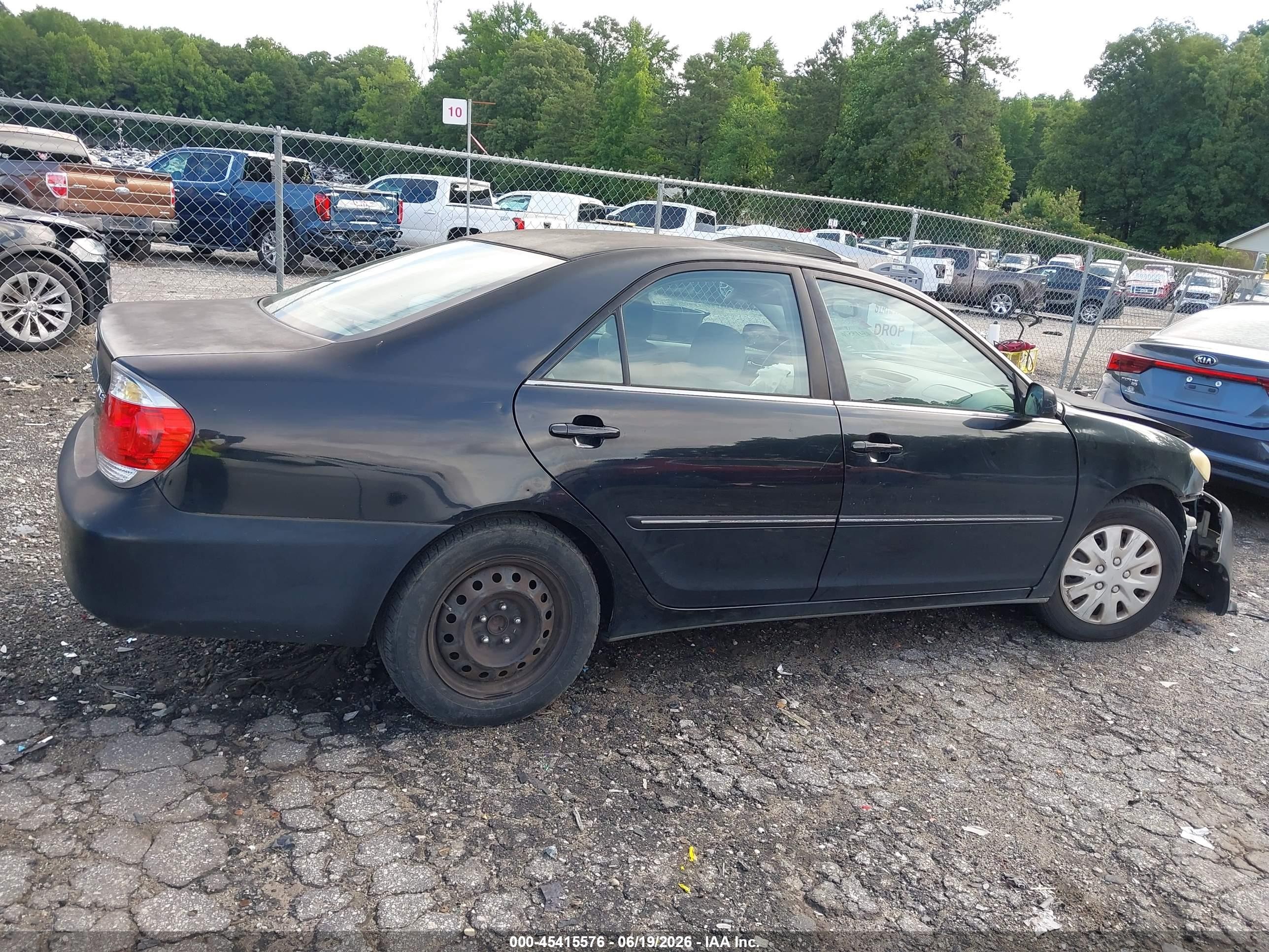 2005 Toyota Camry Xle Black vin: 4T1BE32K95U431037