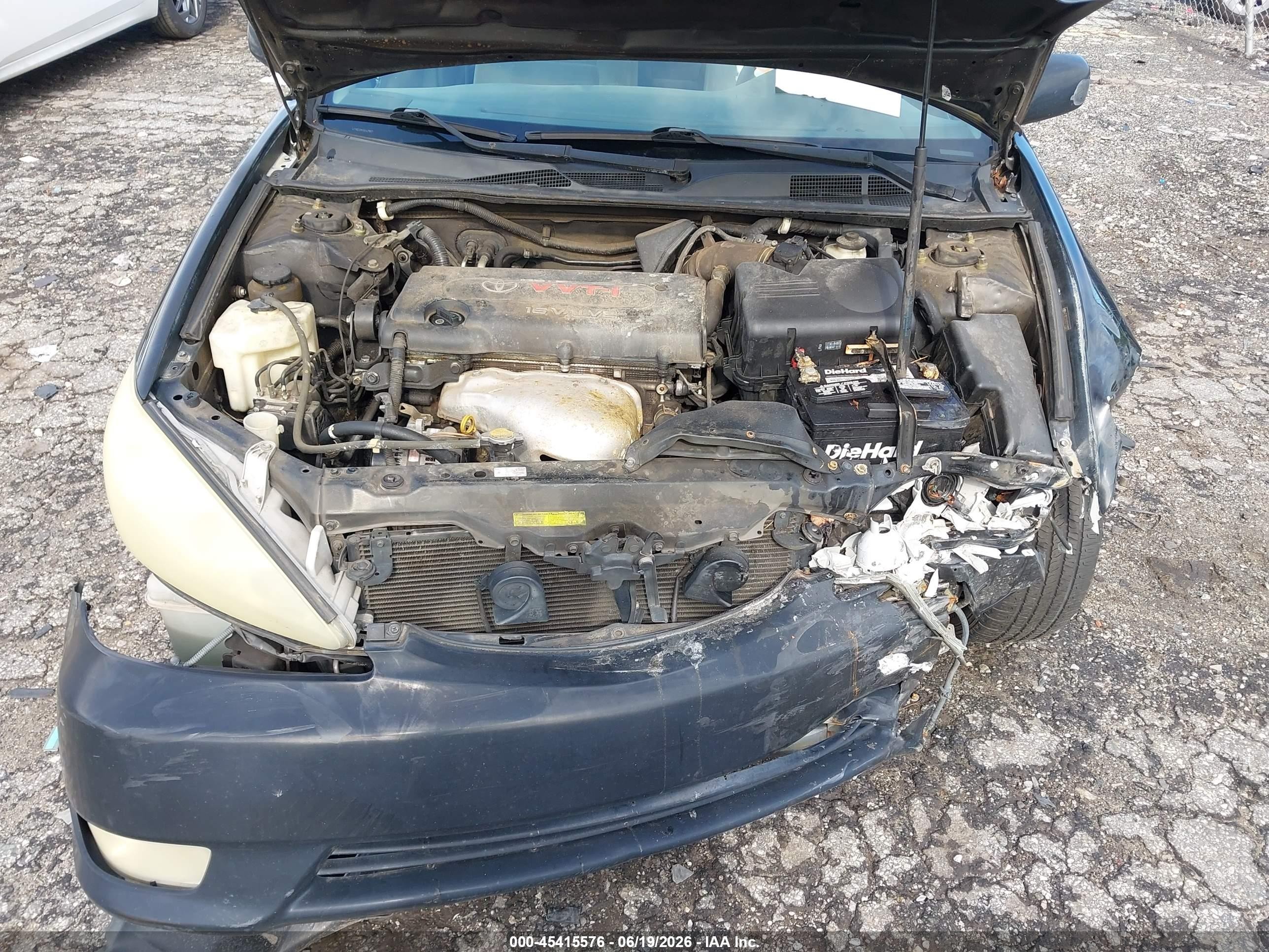 2005 Toyota Camry Xle Black vin: 4T1BE32K95U431037