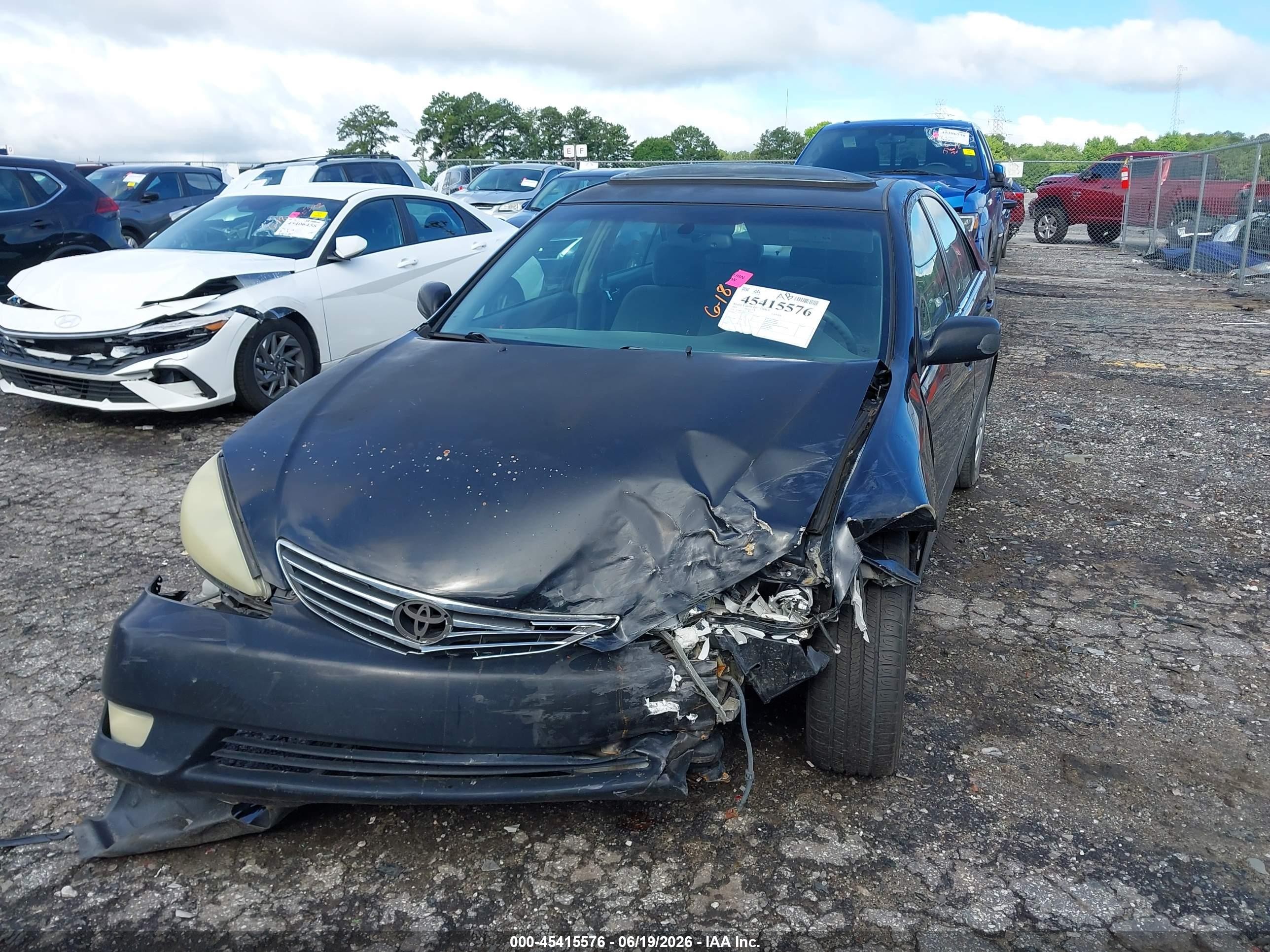2005 Toyota Camry Xle Black vin: 4T1BE32K95U431037