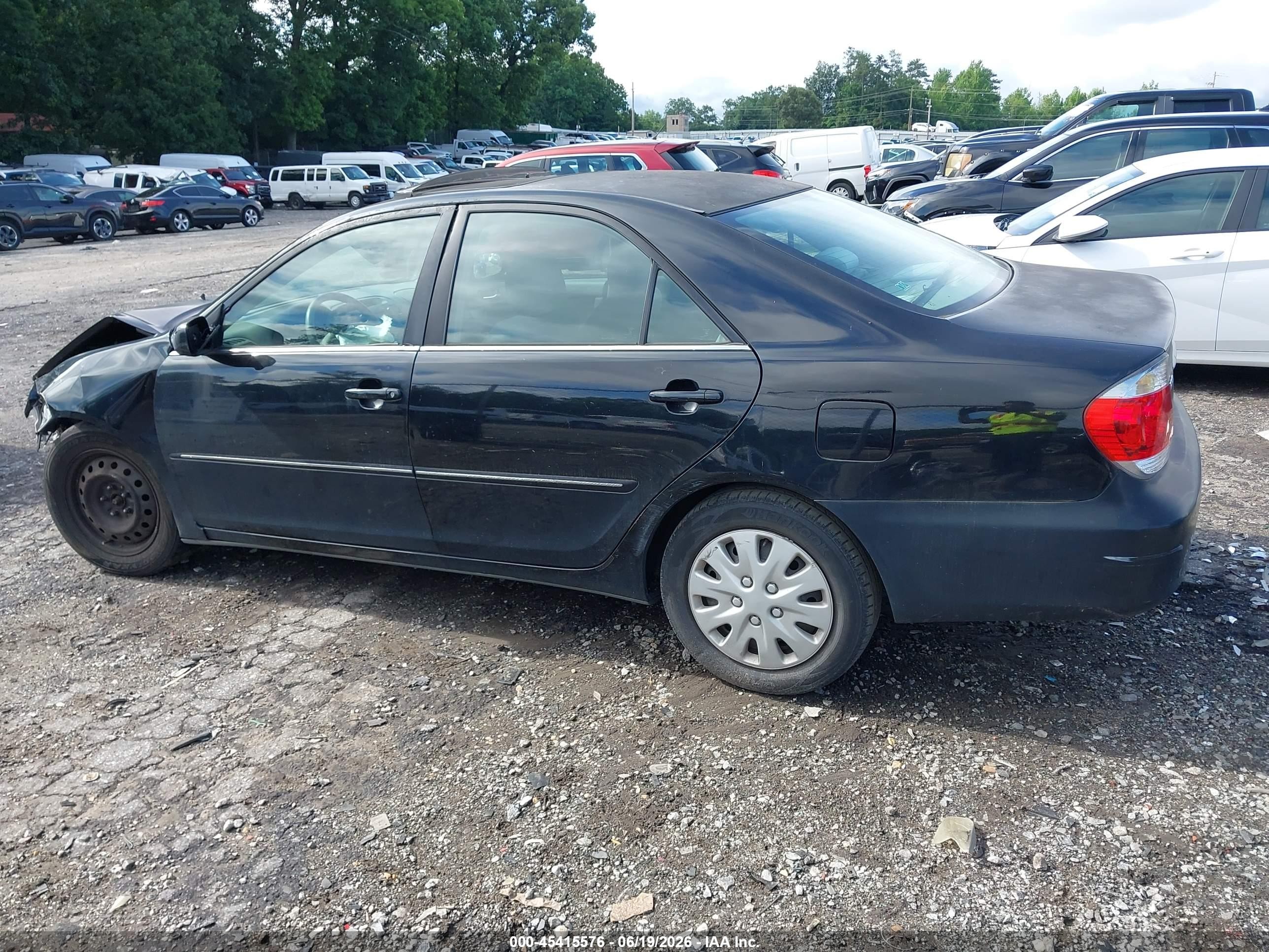 2005 Toyota Camry Xle Black vin: 4T1BE32K95U431037