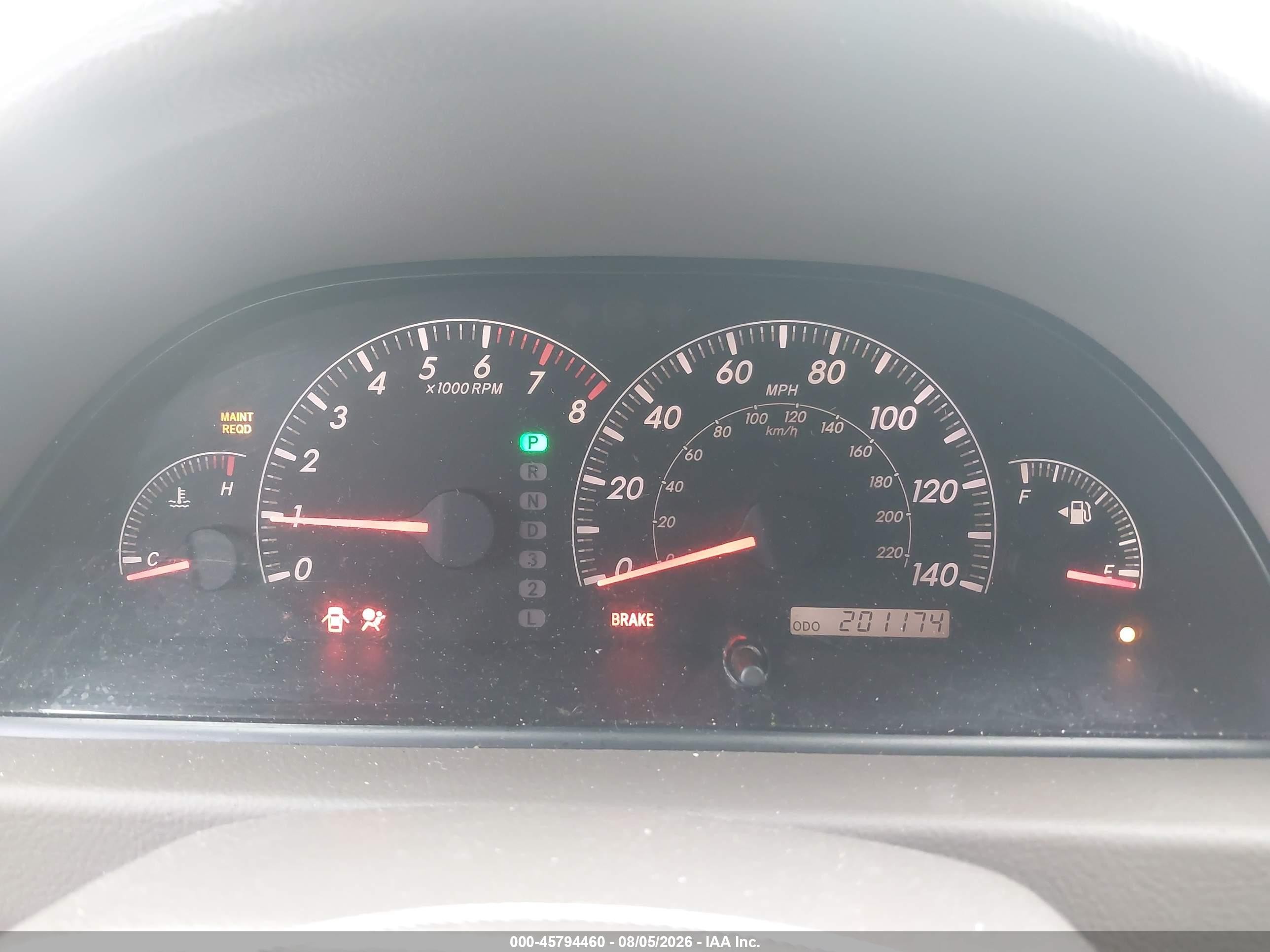 2005 Toyota Camry Std Gold vin: 4T1BE32K95U435279